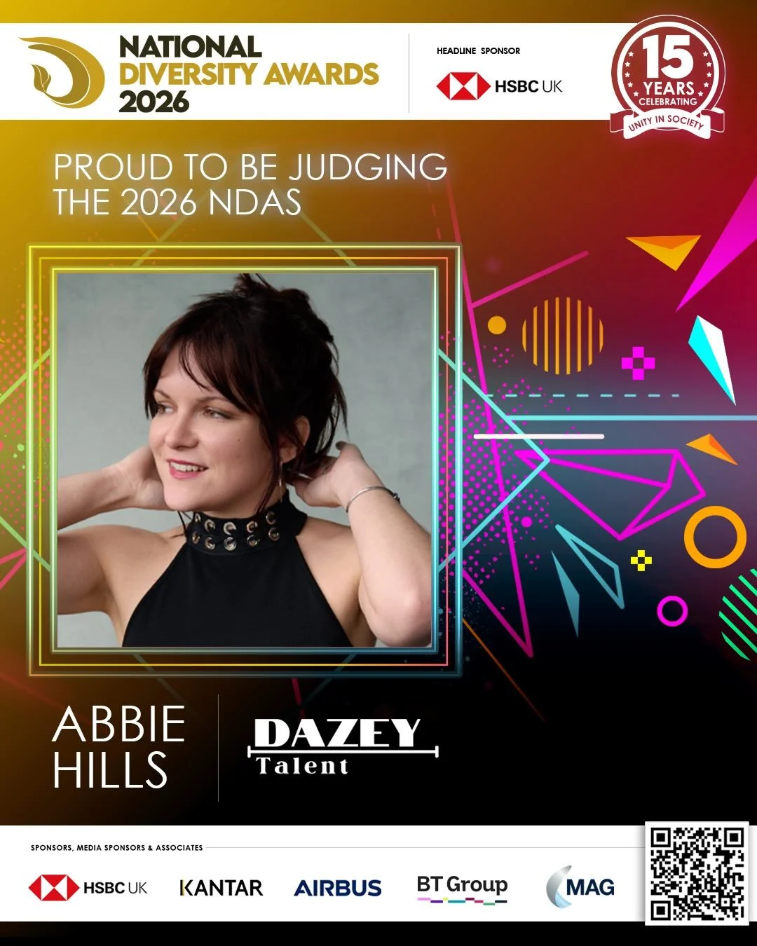 I&rsquo;m absolutely thrilled to be returning to @ndawards this year as a judge &hearts;️ 

I won the Positive Role Model For Disability award back in 2021, and have gone on to see so many amazing nominees and winners across all the categories in the