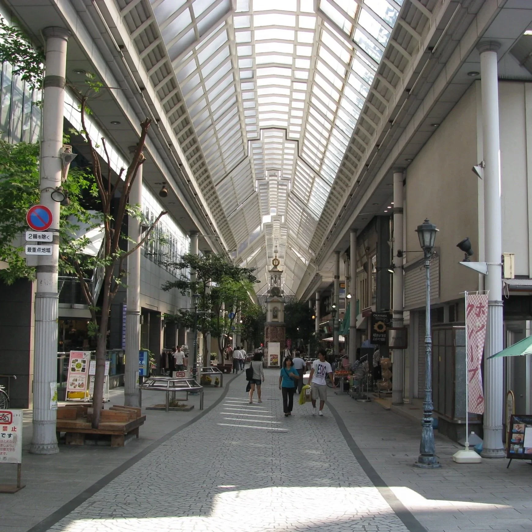 Covered shotengai shopping arcade, Takamatsu city centre
