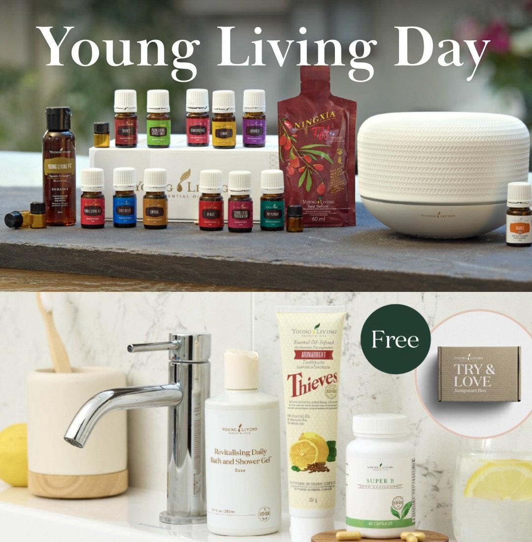 Vandaag is het Young Living Day🌿

De afgelopen weken heb ik 6 van de 12 prachtige oli&euml;n uitgelicht die in de Young Living Premium Starter Kit zitten. En vandaag hebben ze echt fantastische aanbiedingen voor jong &amp; oud!

1.	Premium Starter K