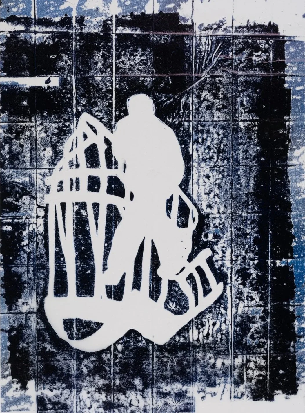 Monoprint Silhouette Art