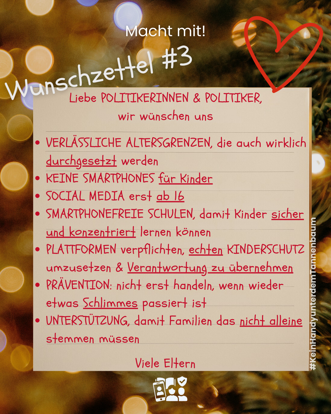 Wunschzettel zum dritten Advent