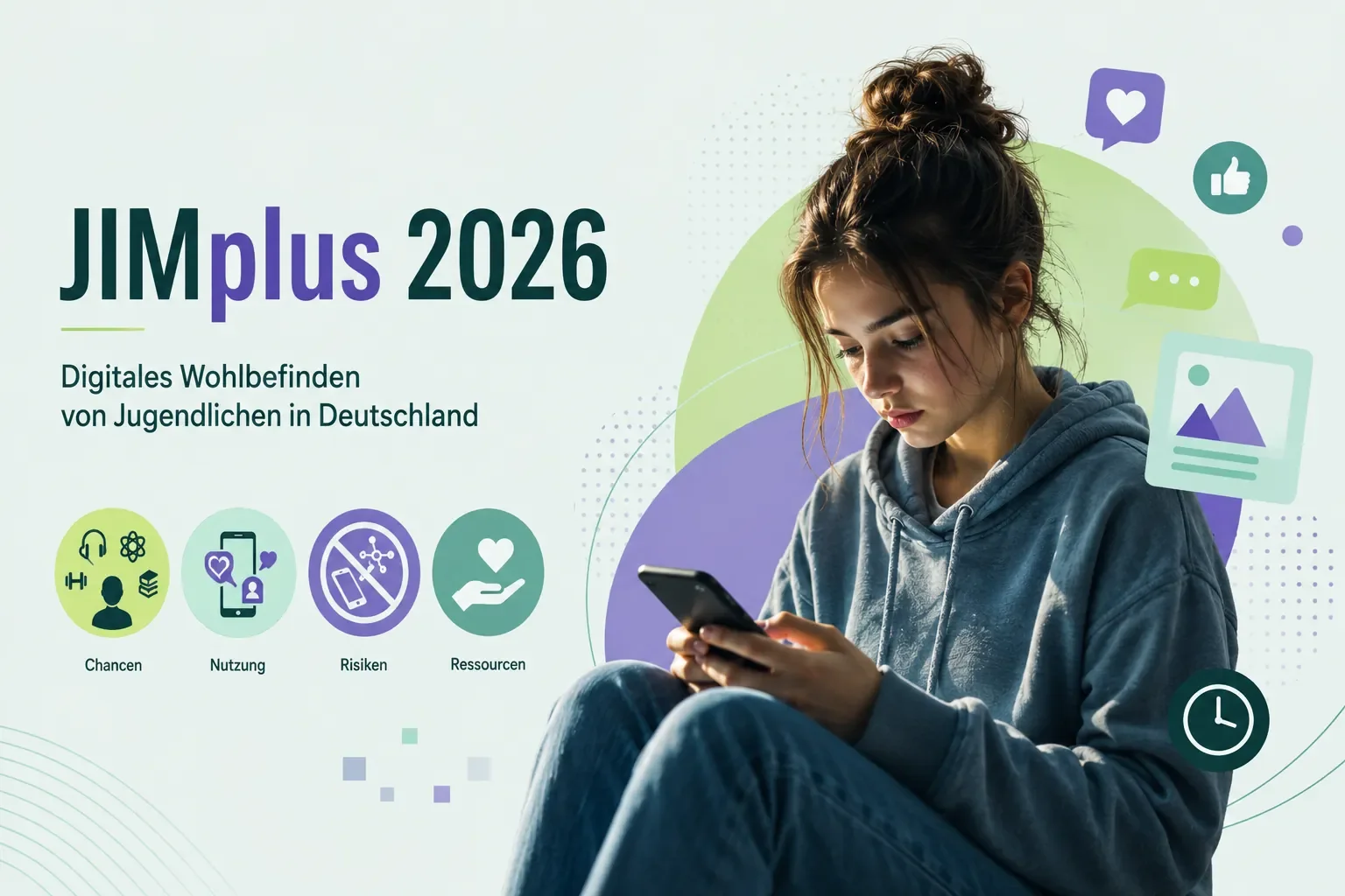 JIMplus-Studie 2026: Jugendliche wissen, dass Social Media ihnen schadet. Trotzdem kommen sie nur schwer davon los.
