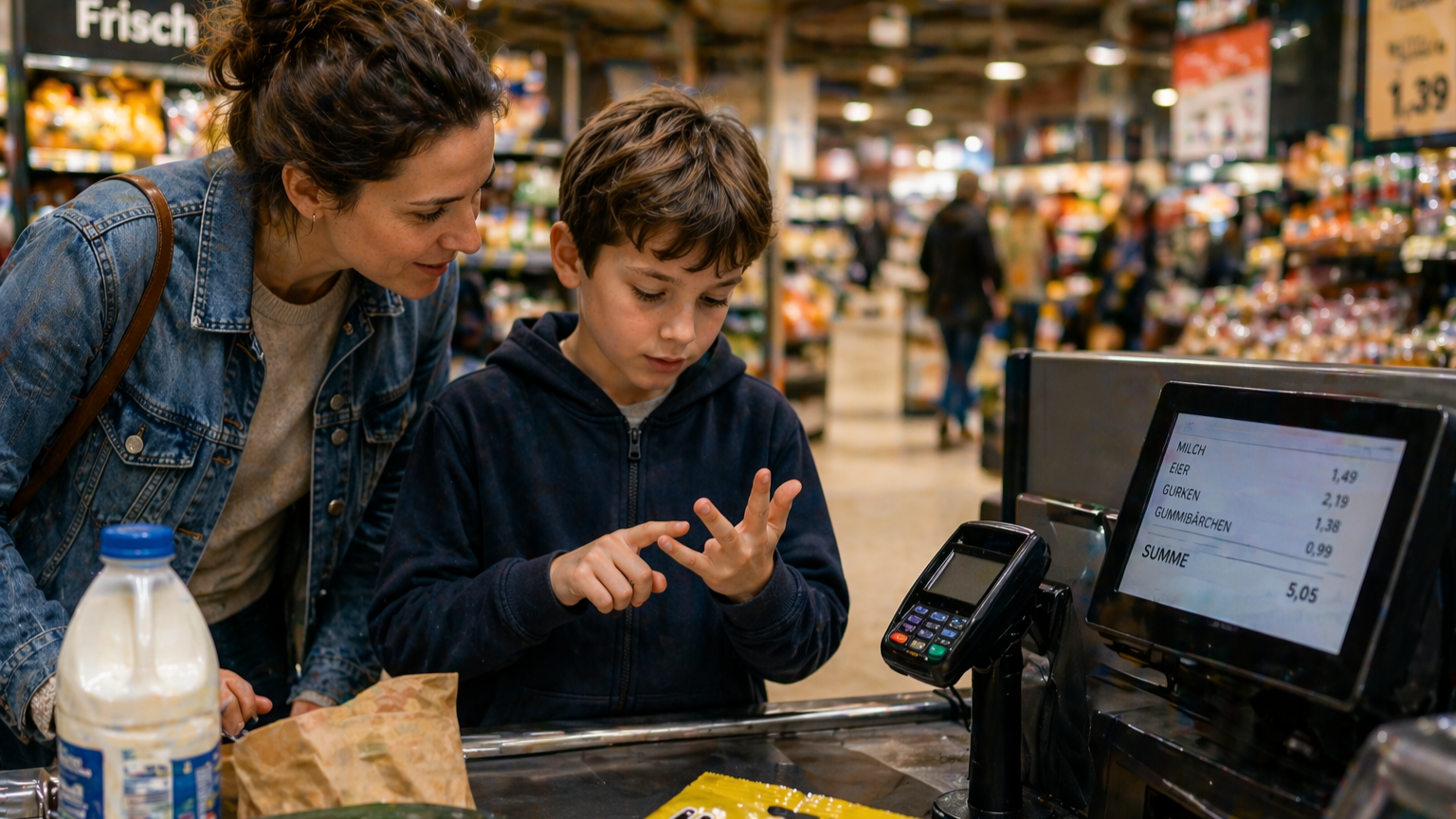 Warum mein Kind im Supermarkt besser rechnet als in der Schule