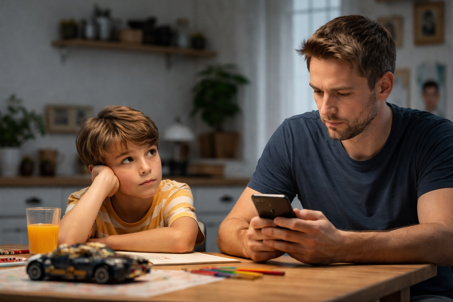 „Papa, leg das Handy weg!" – warum Kinder unser Vorbild brauchen