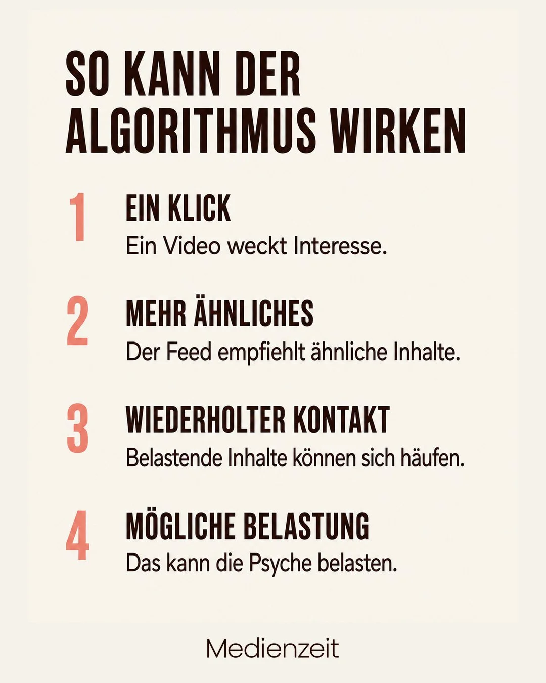 So kann der Algorithmus wirken
