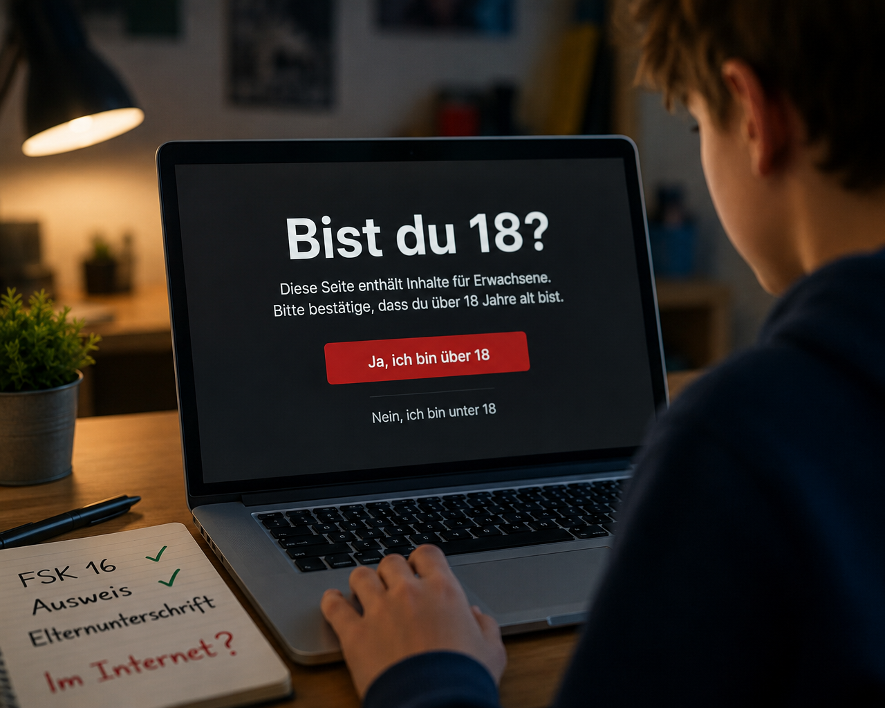 „Bist du 18?“ – Warum Alterskontrollen im Netz oft wirkungslos sind
