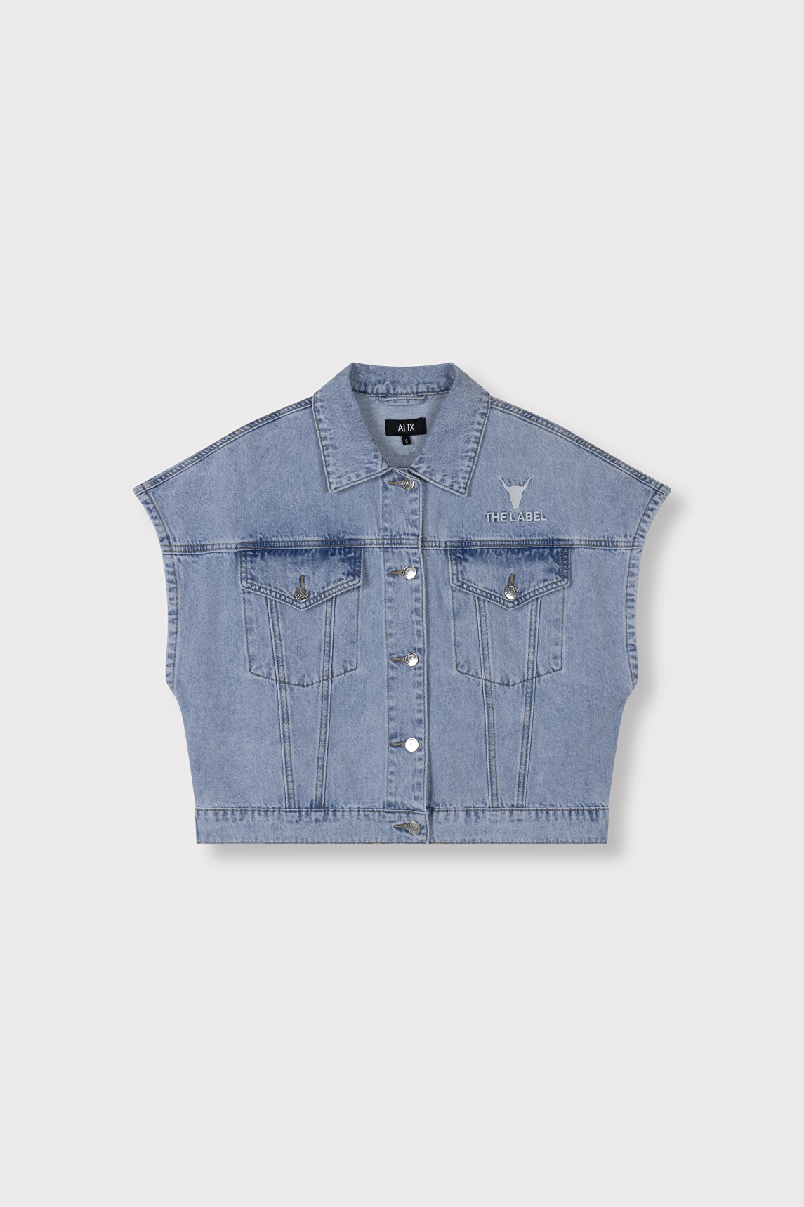Alix the Label - Soft Denim Waistcoat