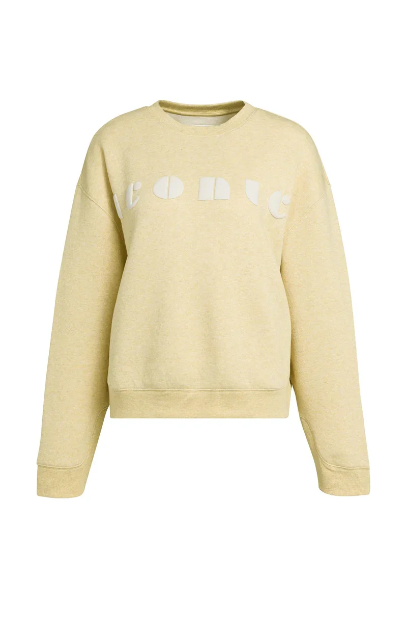 Yaya - Zachte sweater met artwork 'iconic'
