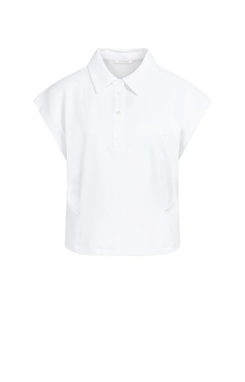 Mouwloze Jersey Blouse met Taillenaden.webp