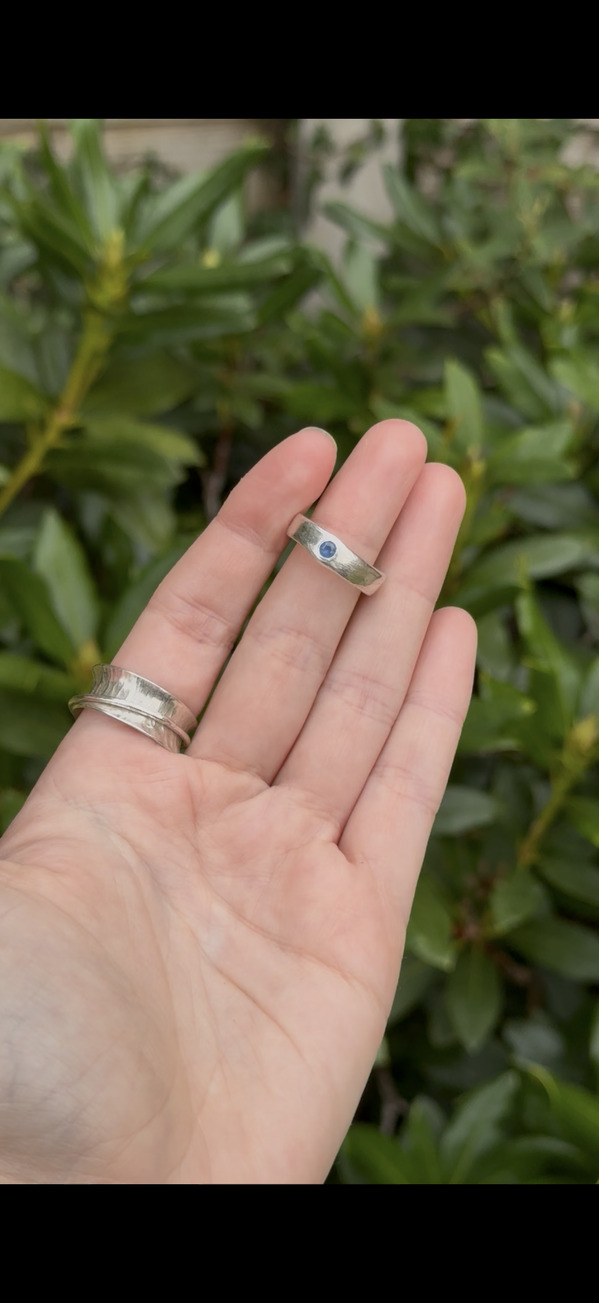 Sapphire Sterling Silver Ring