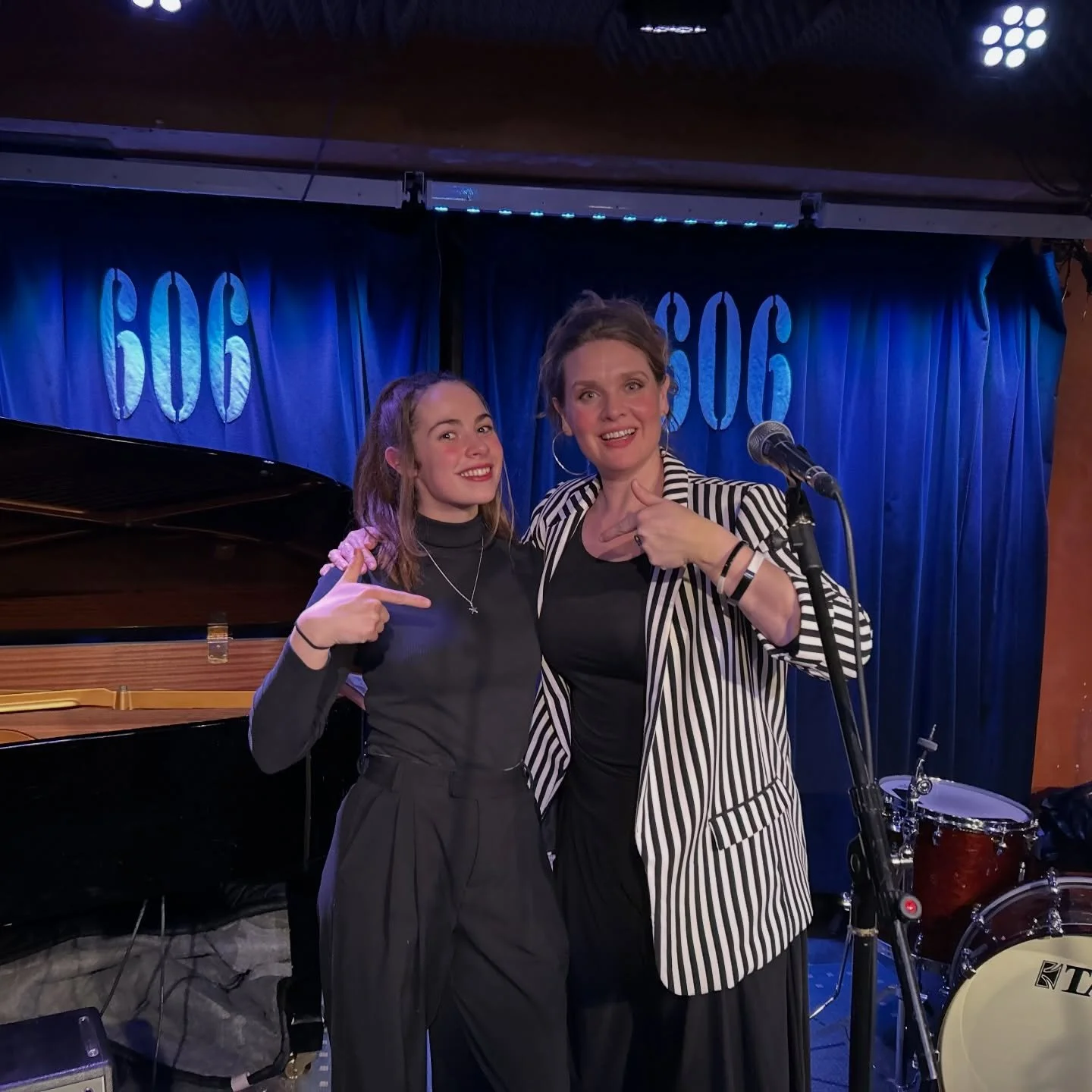 A privilege to sing at the iconic @606club and as a guest for the incredible @pollygmusic (and her brilliant band) &mdash; a photo with her once the colour returned to my face after my performance nerves settled. Thank you to the most lovely audience