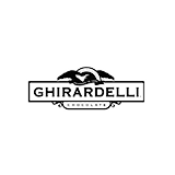 Ghirardelli logo with text and decorative border