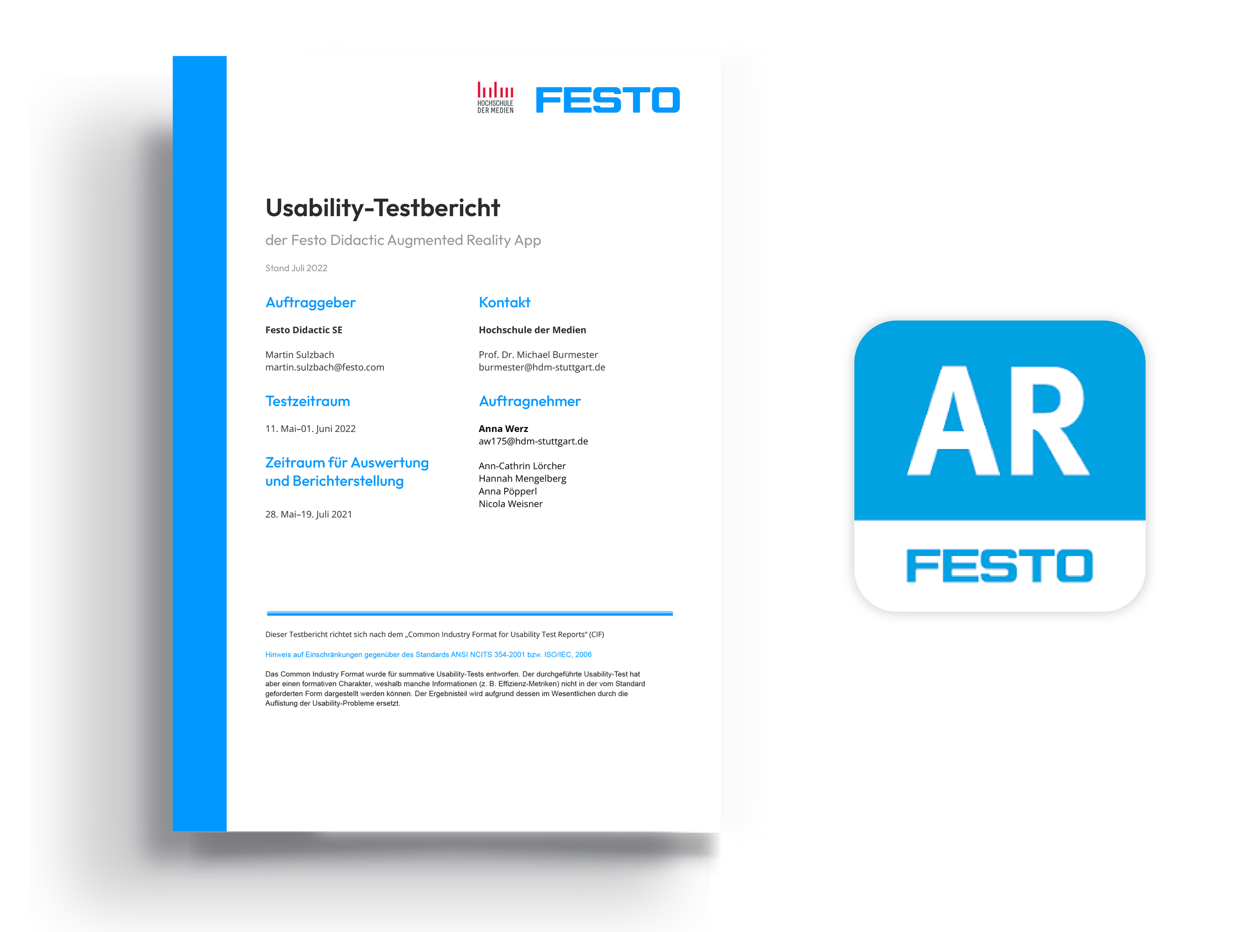 Usability-Testing AR-App