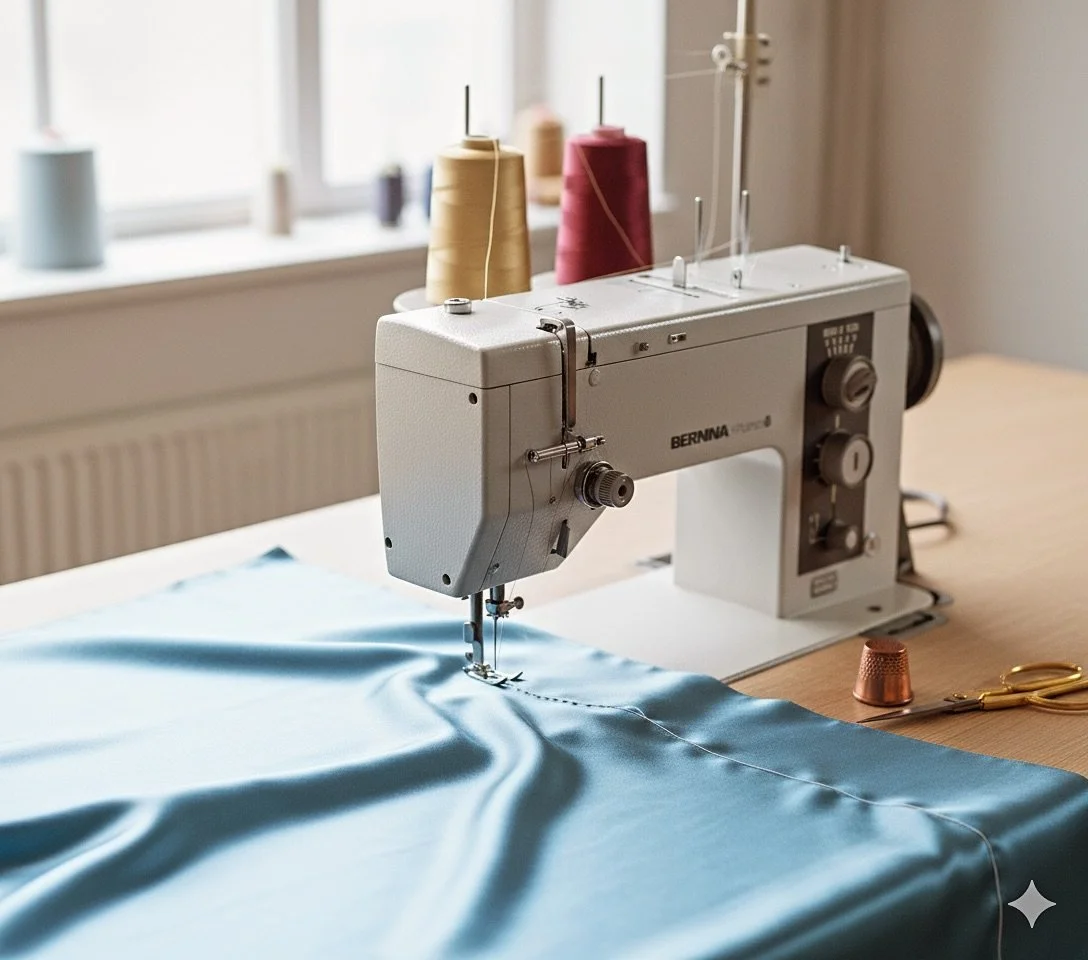 Bernina 950: Profesyonellerin tercihi, sağlamlığın simgesi. 🧵

End&uuml;striyel dikiş makinelerinin g&uuml;c&uuml;n&uuml; ev tipi makinelerin hassasiyetiyle birleştiren efsanevi Bernina 950, hala en zorlu projelerin &uuml;stesinden geliyor. Bu makin