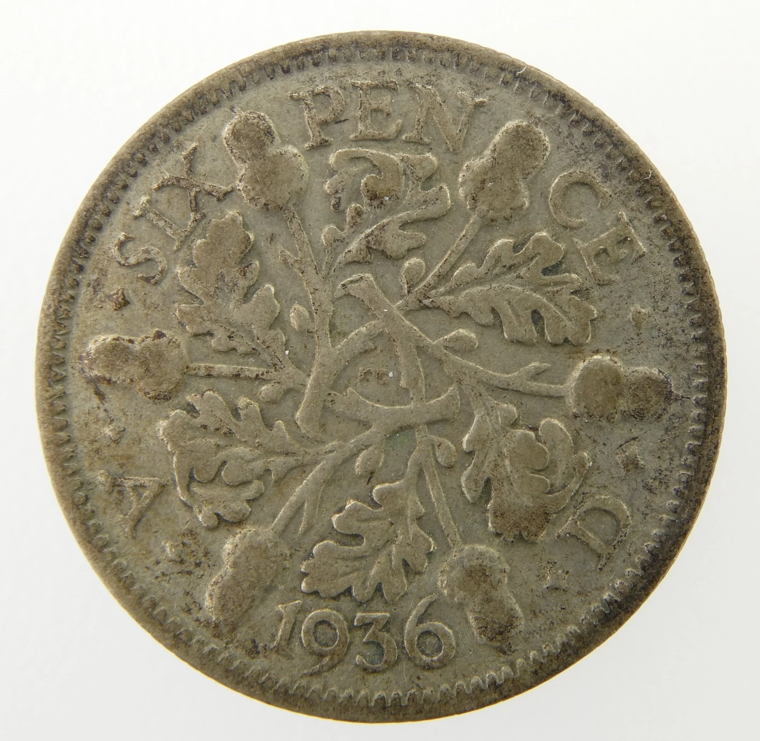 1936 Sixpence