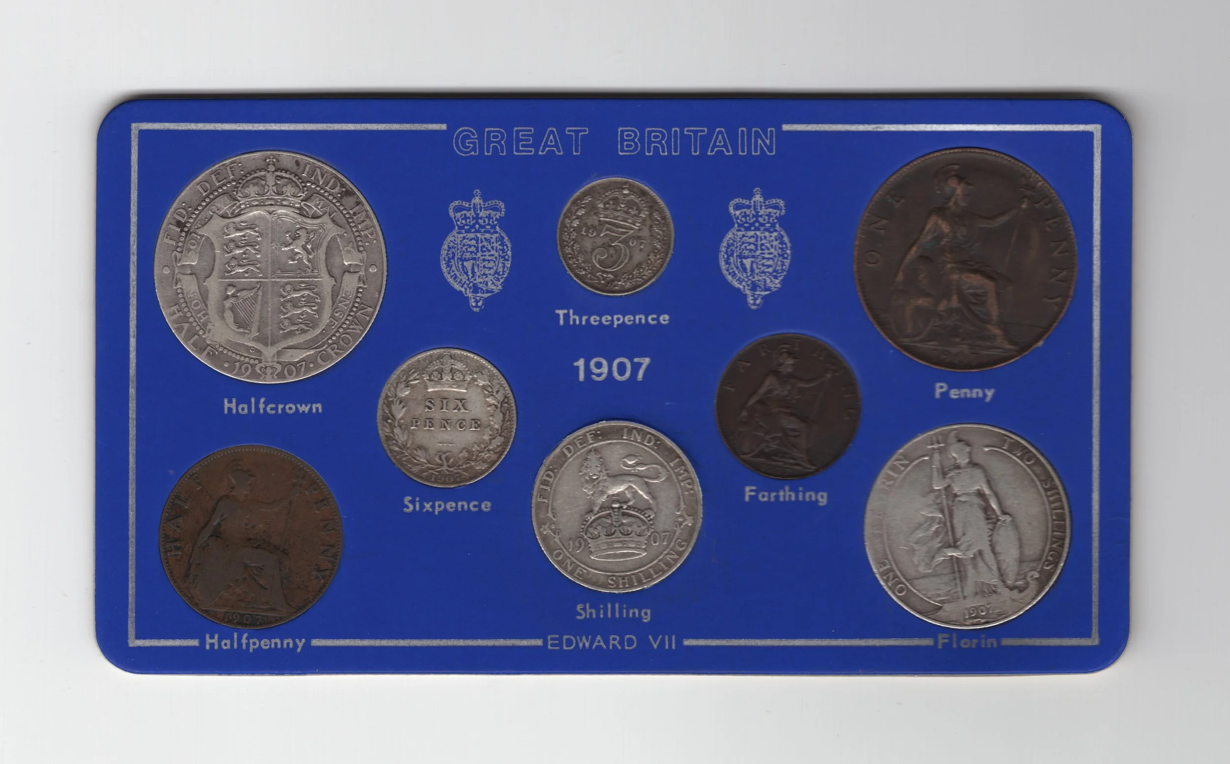 Annual Card Coin Collection 1907 front