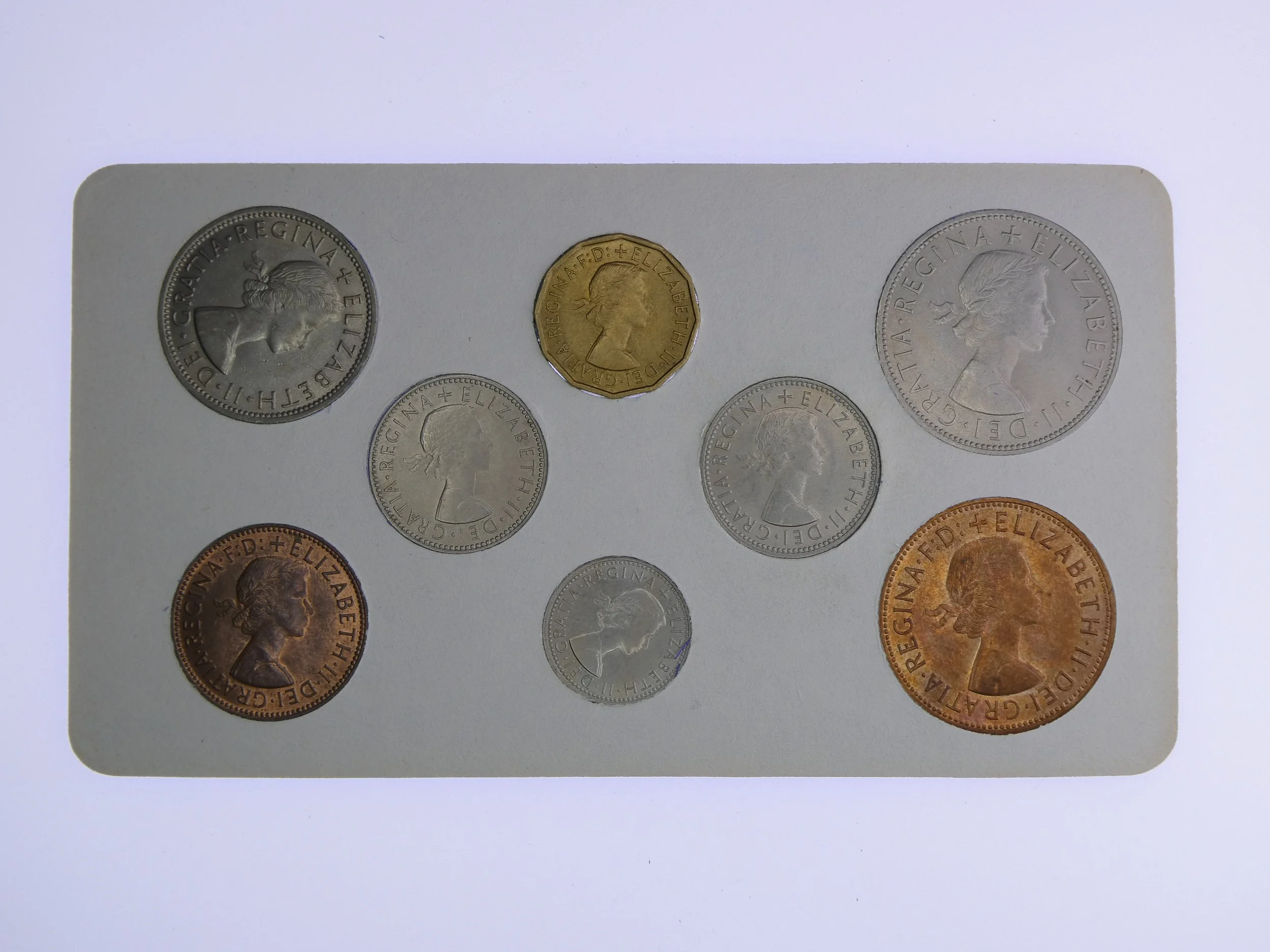 Annual Card Coin Collection 1965 rear