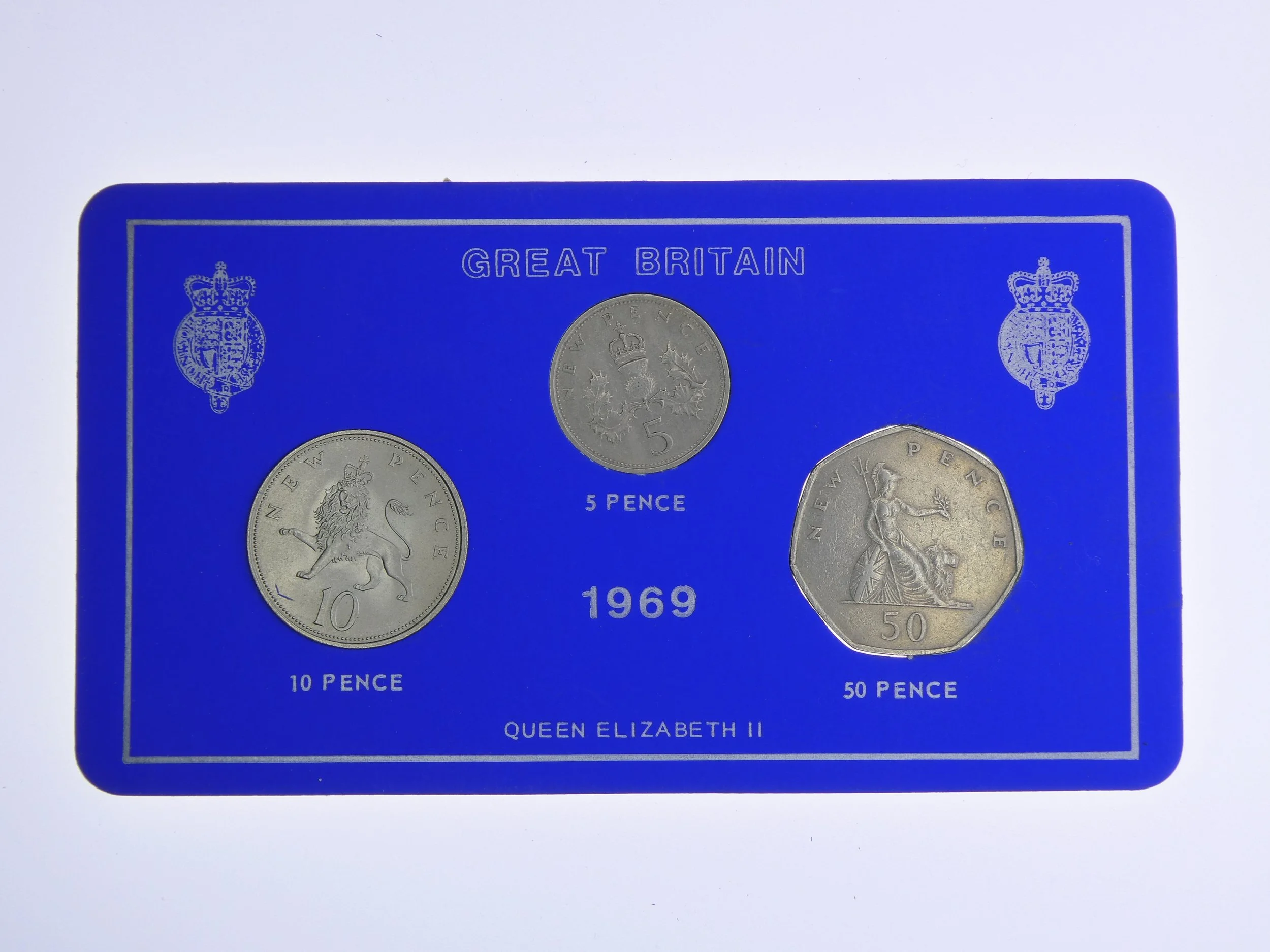 Annual Card Coin Collection 1969 front