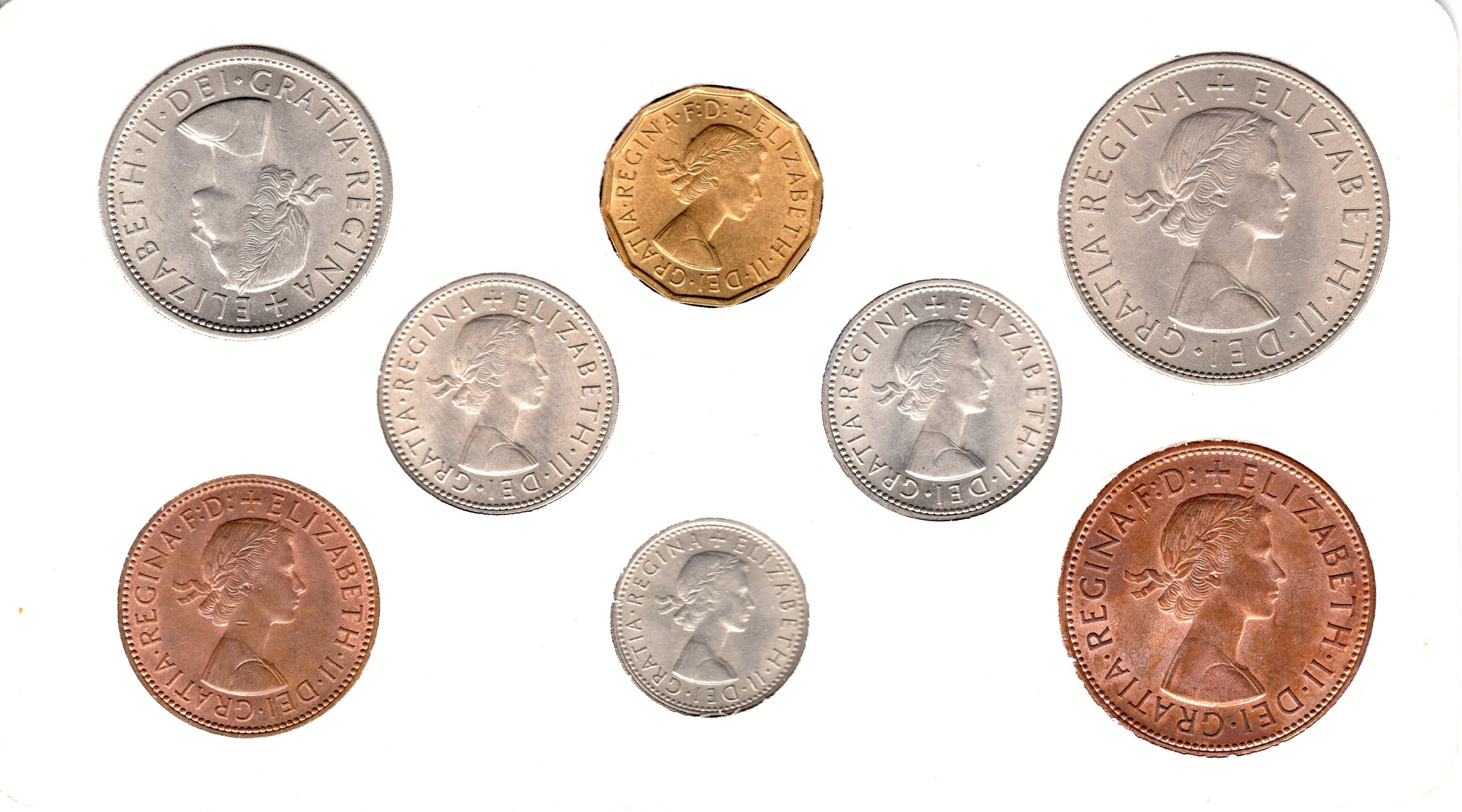 Annual Card Coin Collection 1966 rear