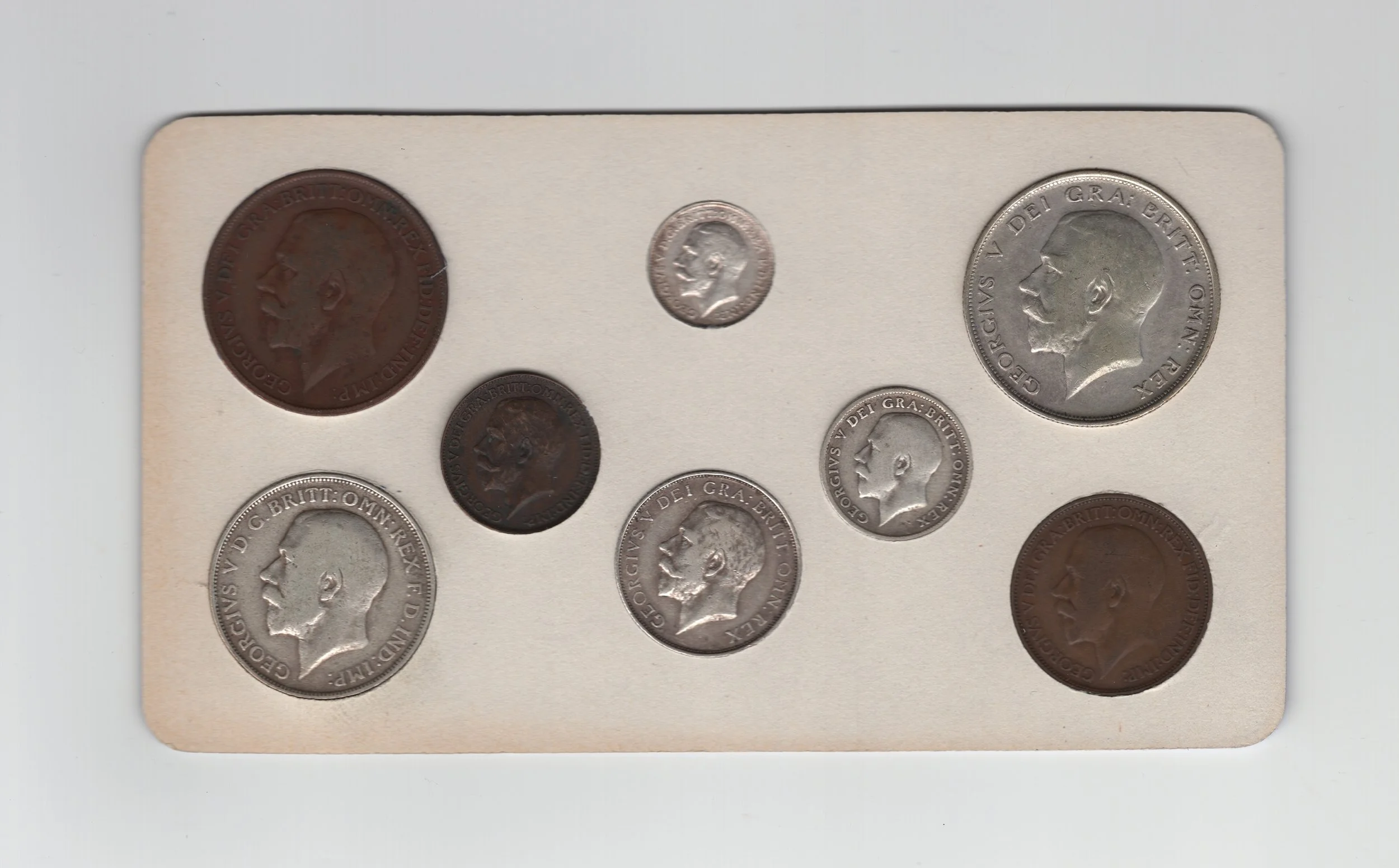 Annual Card Coin Collection 1911 rear
