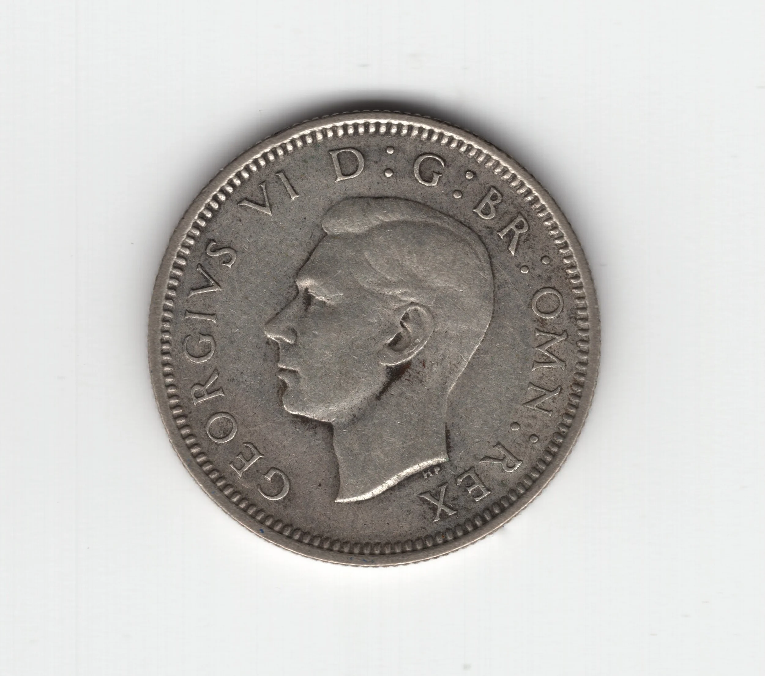 Annual Card Coin Collection 1938 sixpence