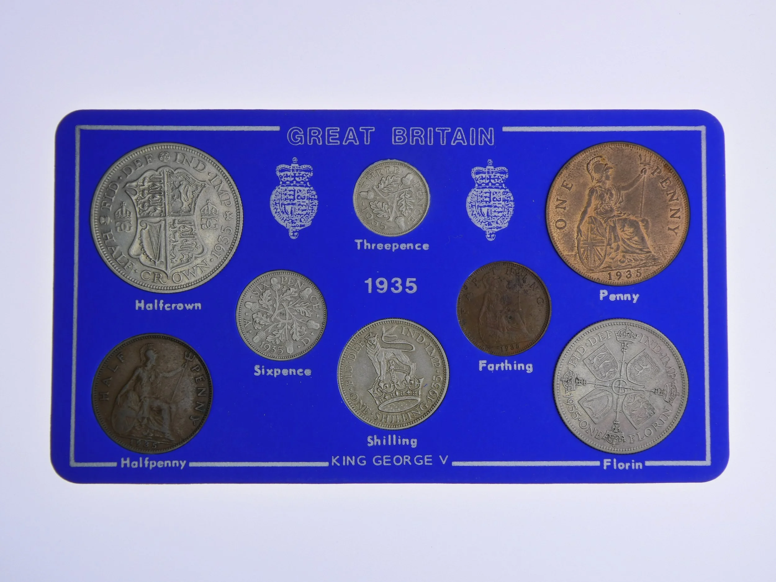 Annual Card Coin Collection 1935 front