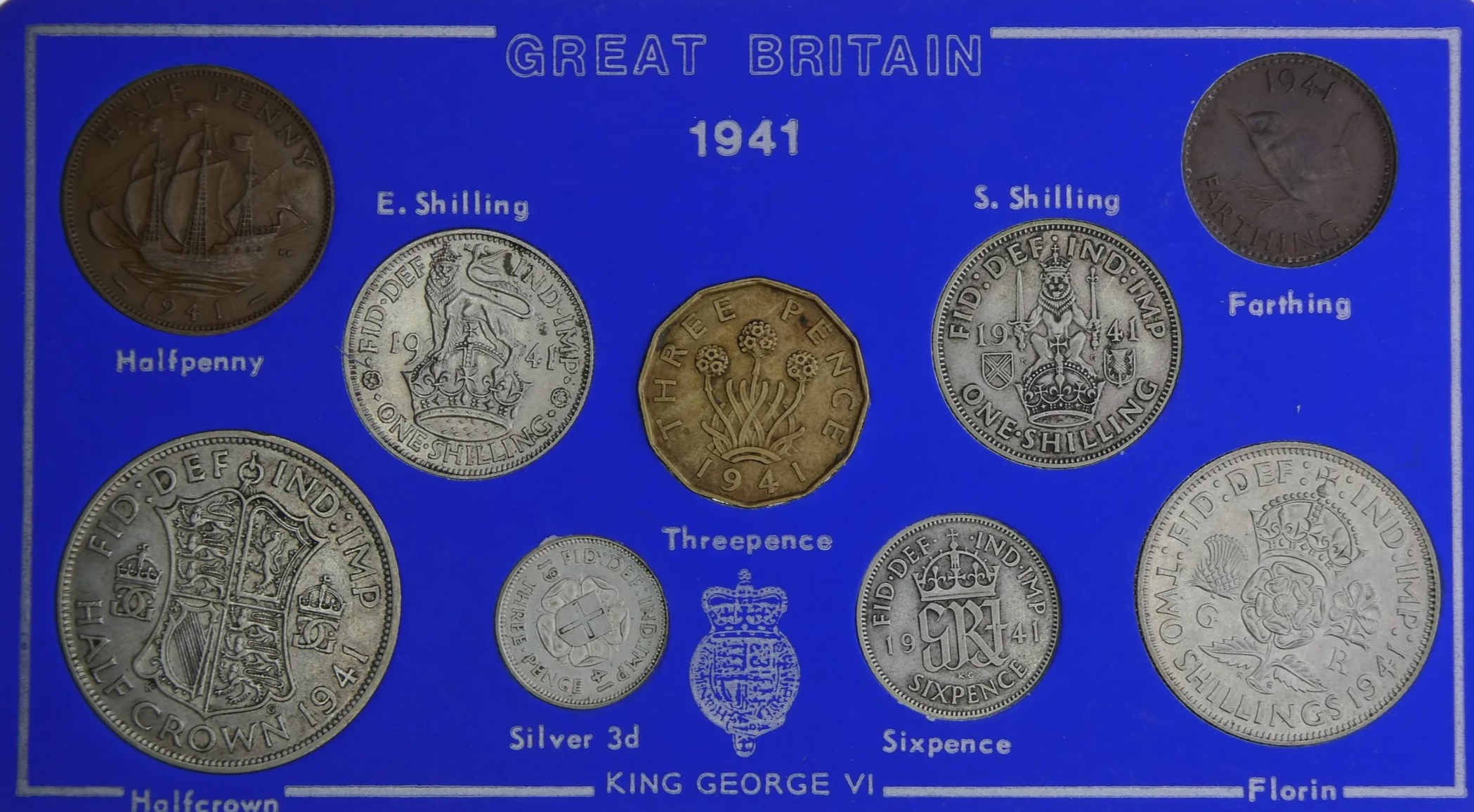 Annual Card Coin Collection 1941 front