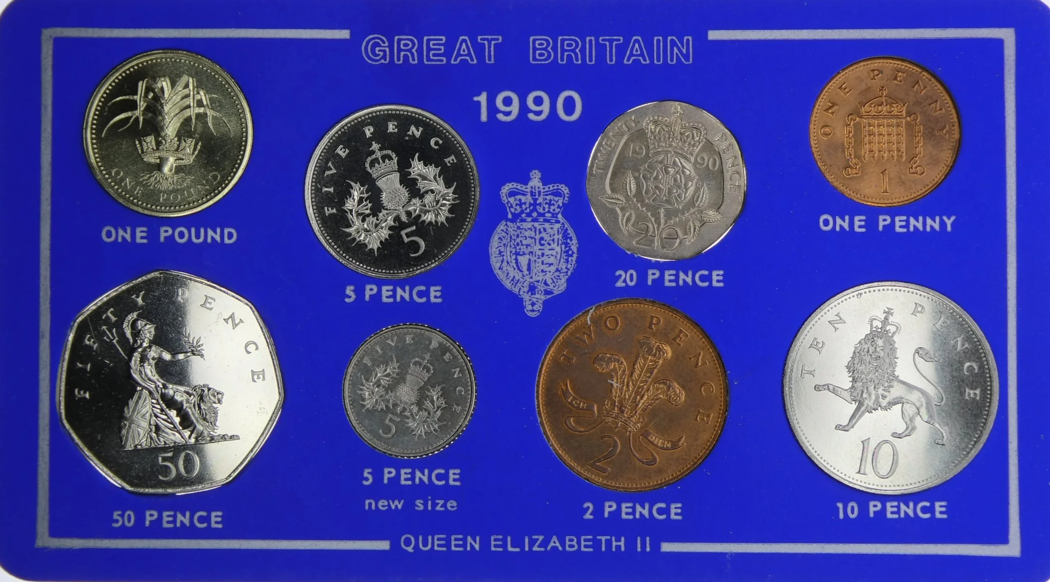 Annual Card Coin Collection 1990 front