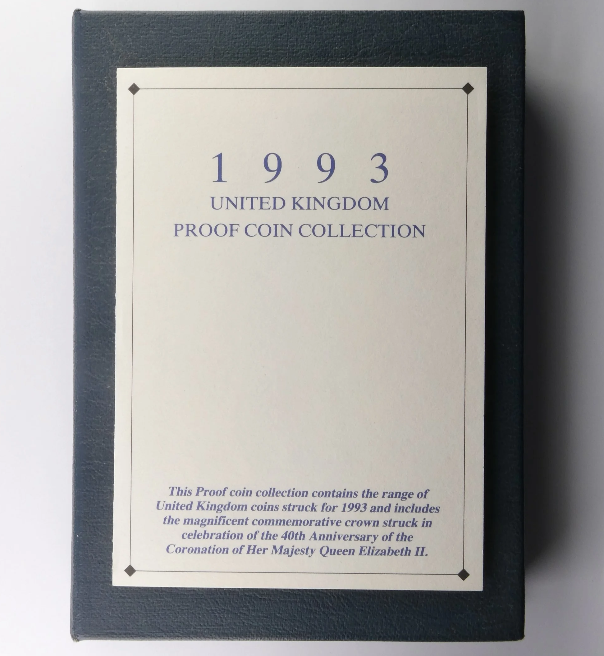 Royal Mint Commemorative Proof Set 1993 brochure