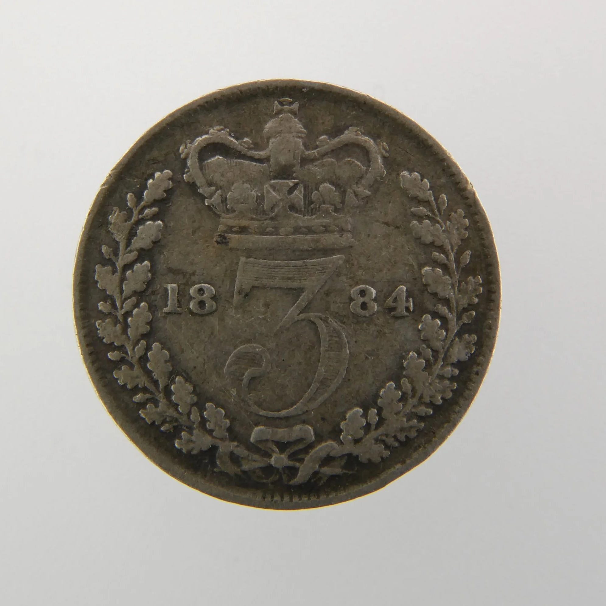 1884 Silver 3d