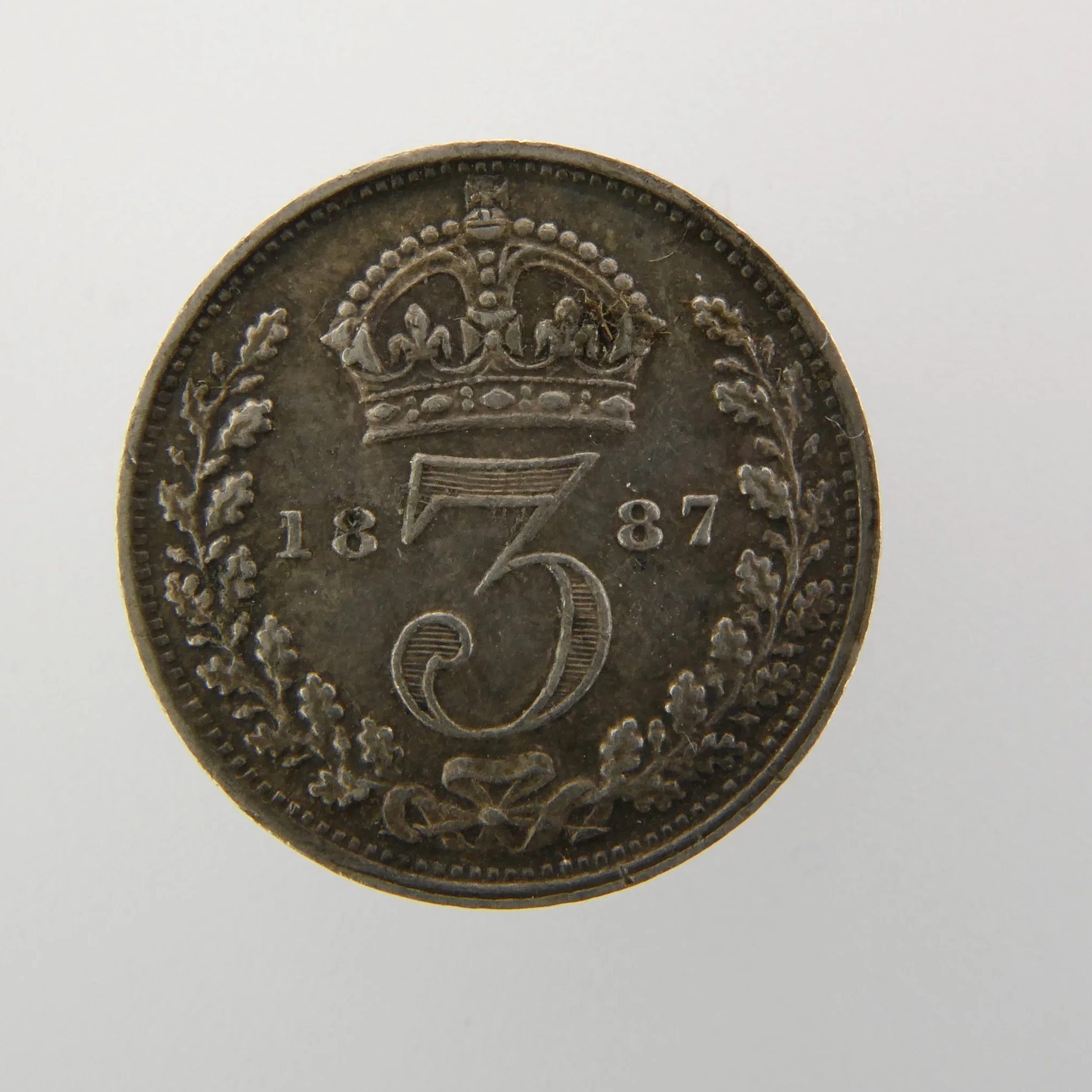 1887 Silver 3d