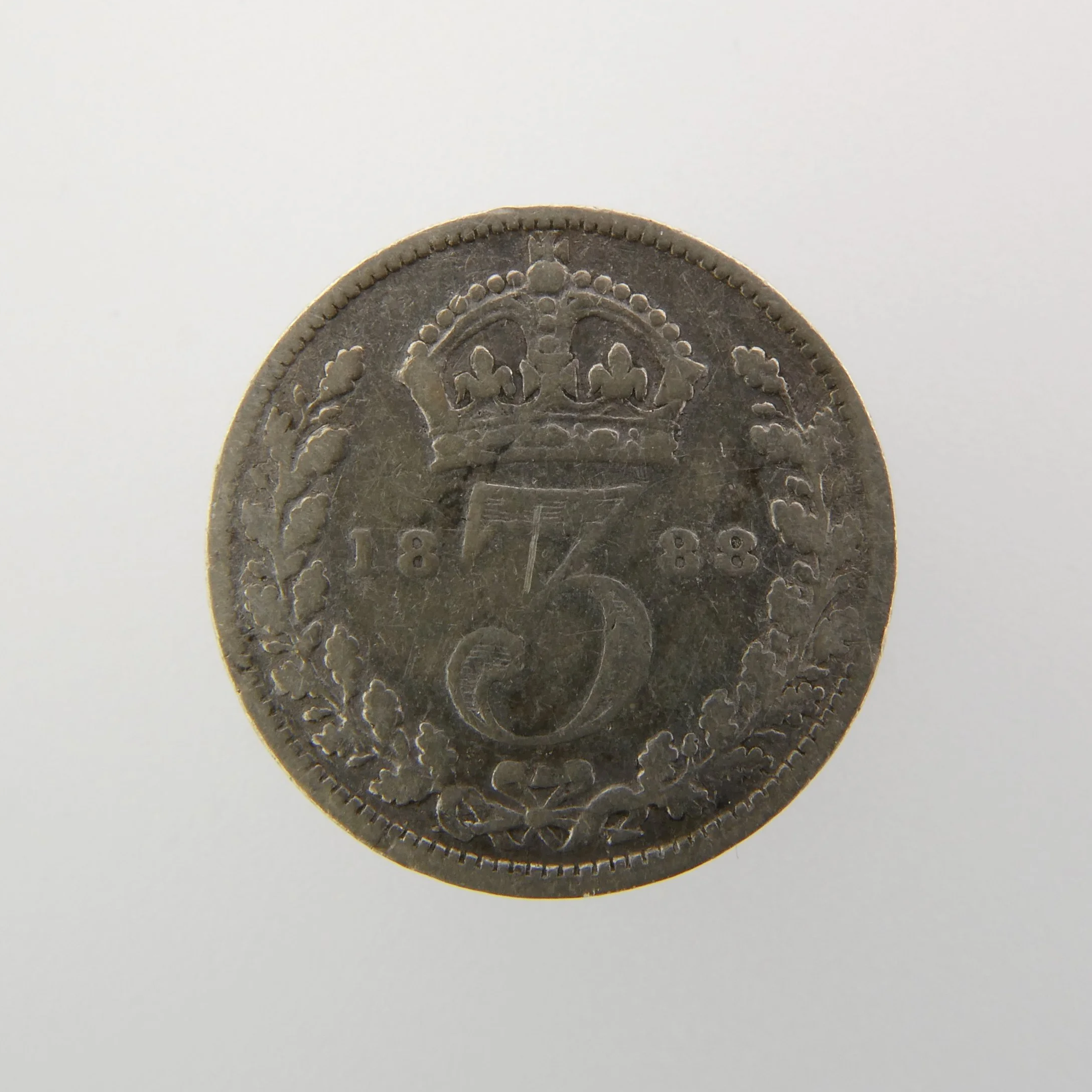 1888 Silver 3d