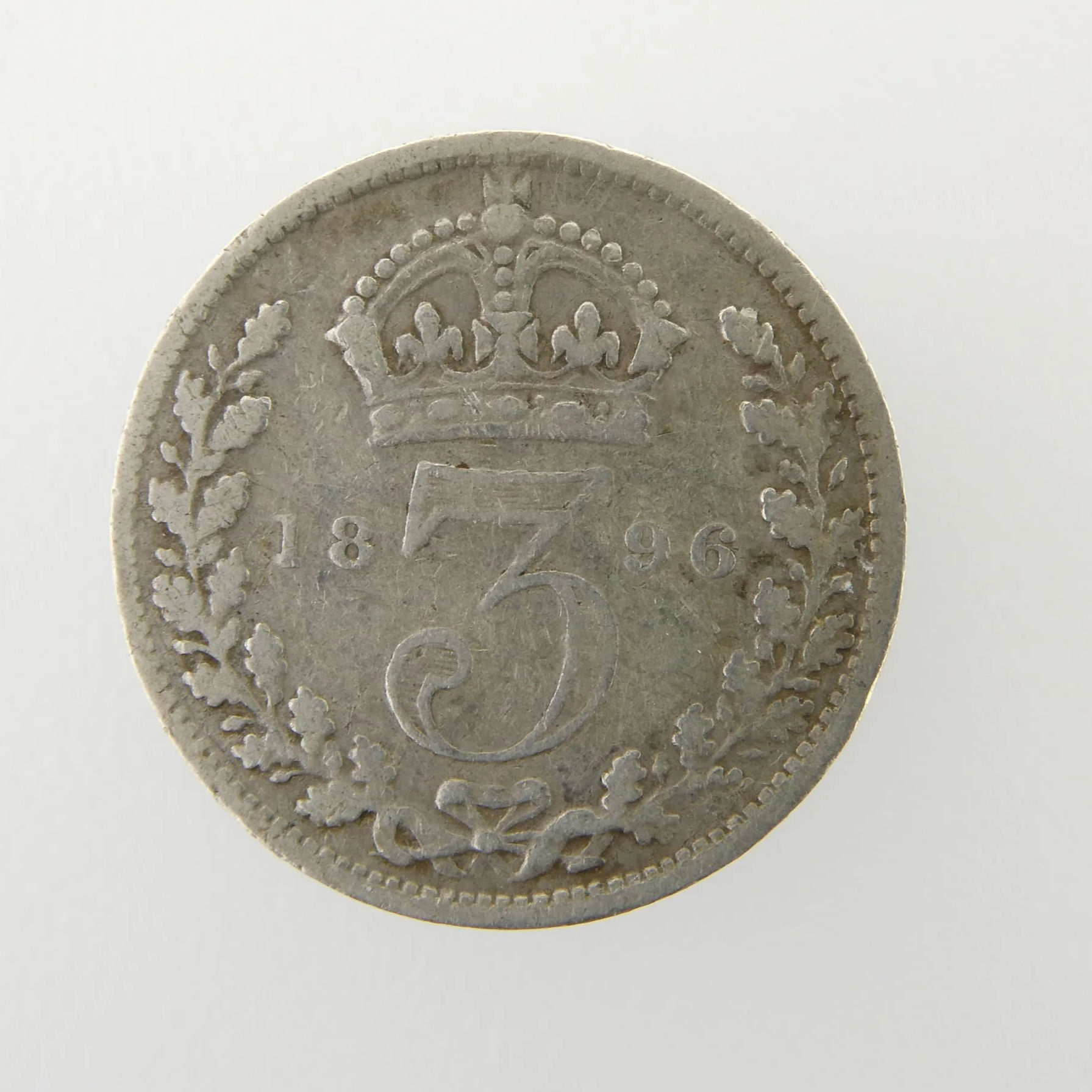 1896 Silver 3d