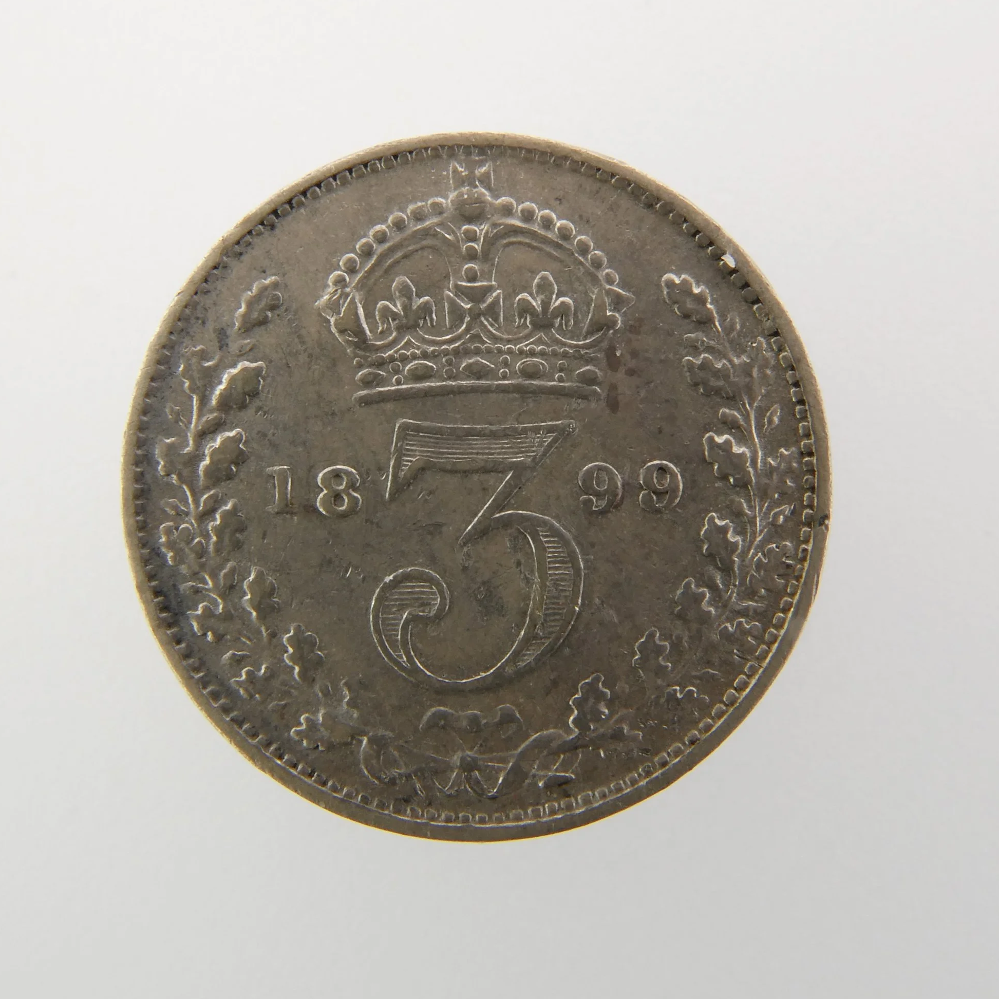 1899 Silver 3d