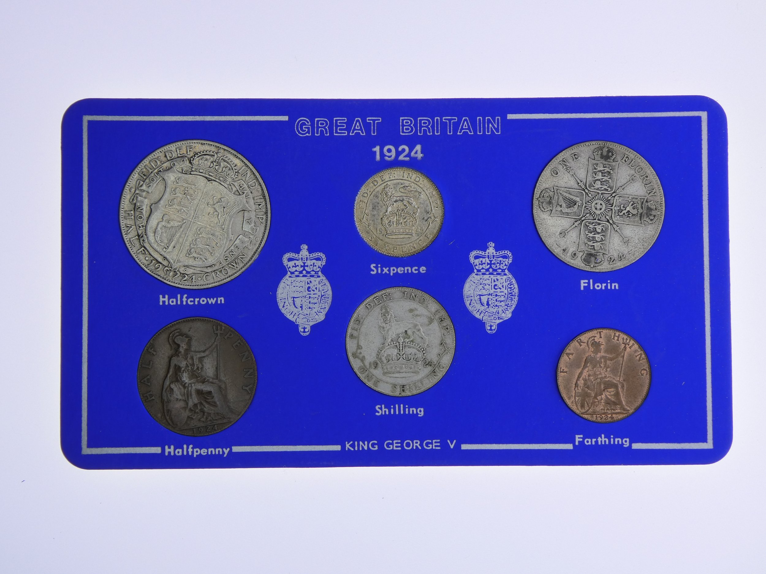 Annual Card Coin Collection 1924 front