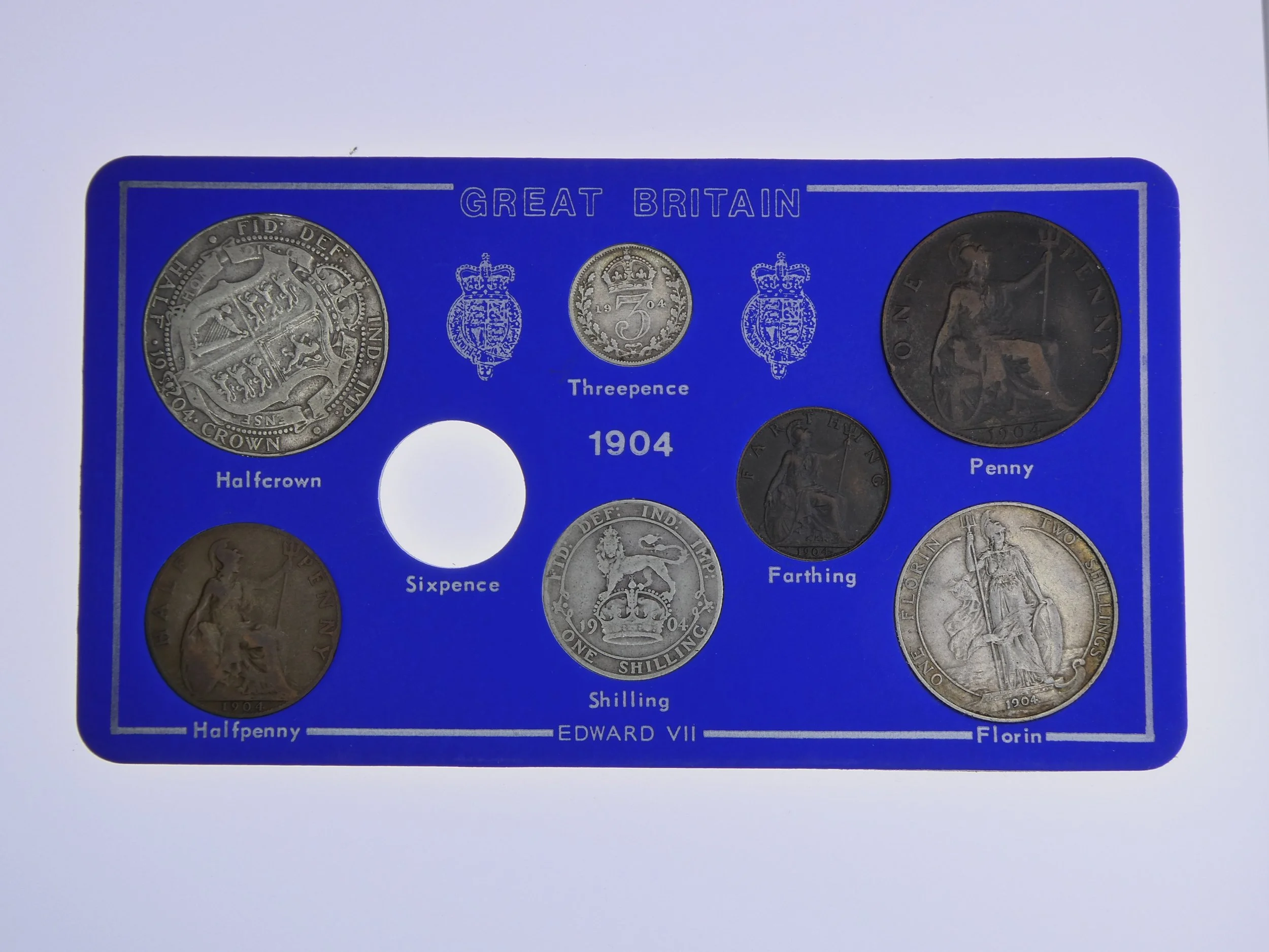Annual Card Coin Collection 1904 front