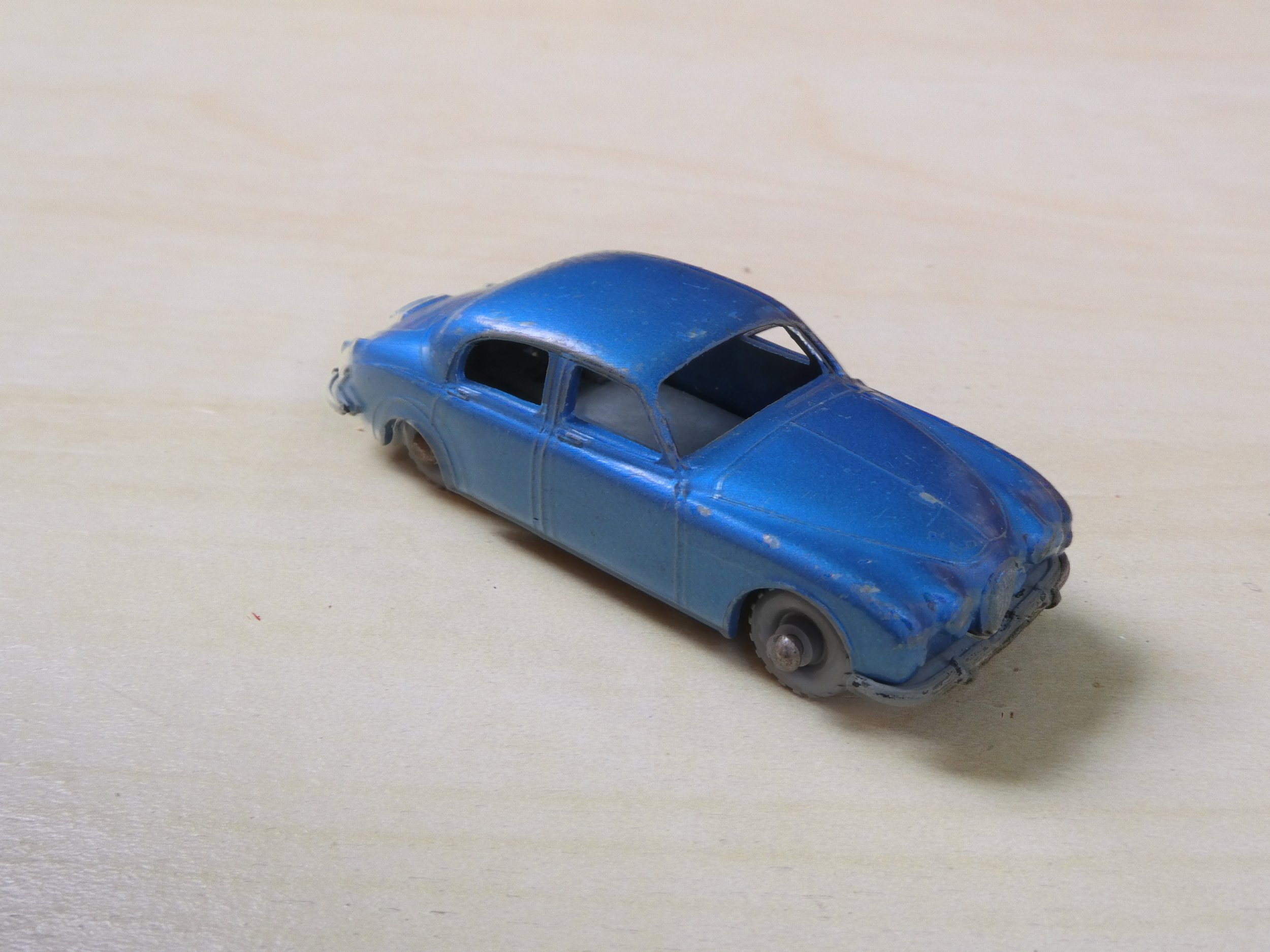 Lesney Nr 65 Blue Jaguar 3.4 litre