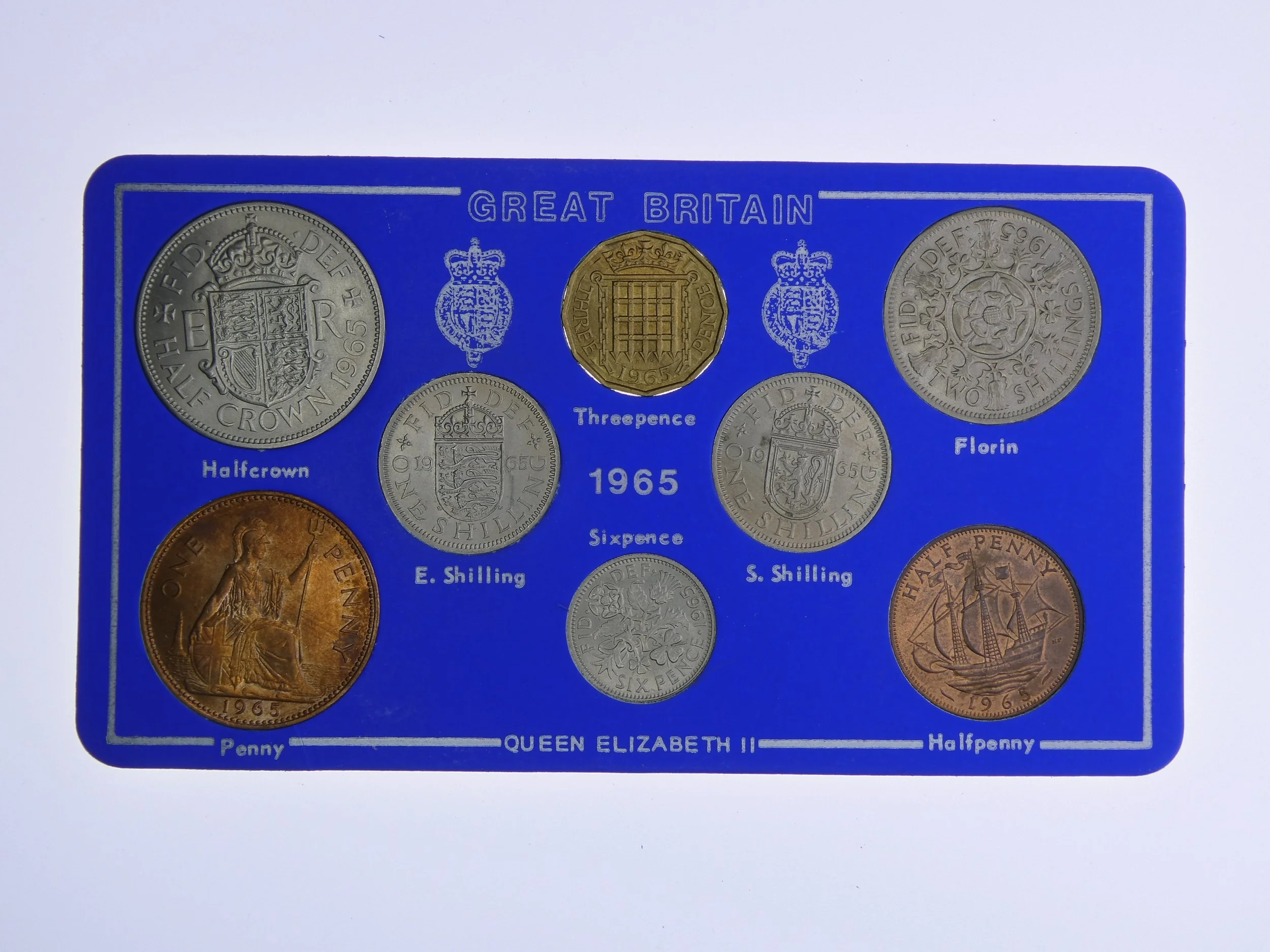 Annual Card Coin Collection 1965 front