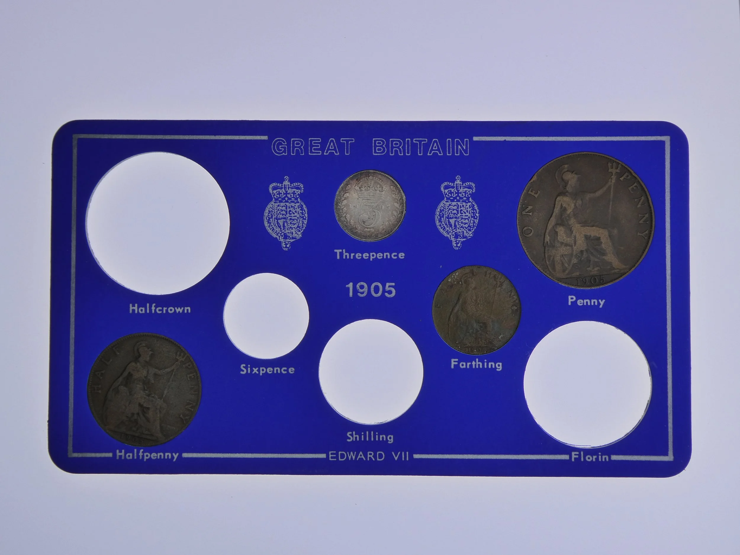 Annual Card Coin Collection 1905 front