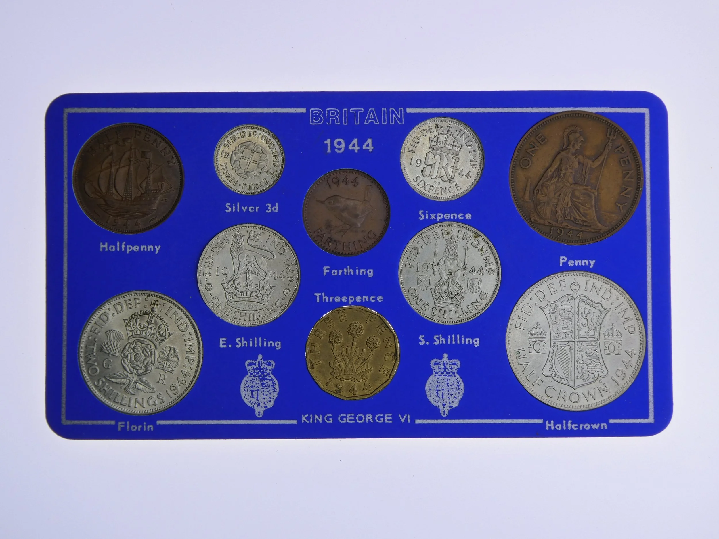 Annual Card Coin Collection 1944 front