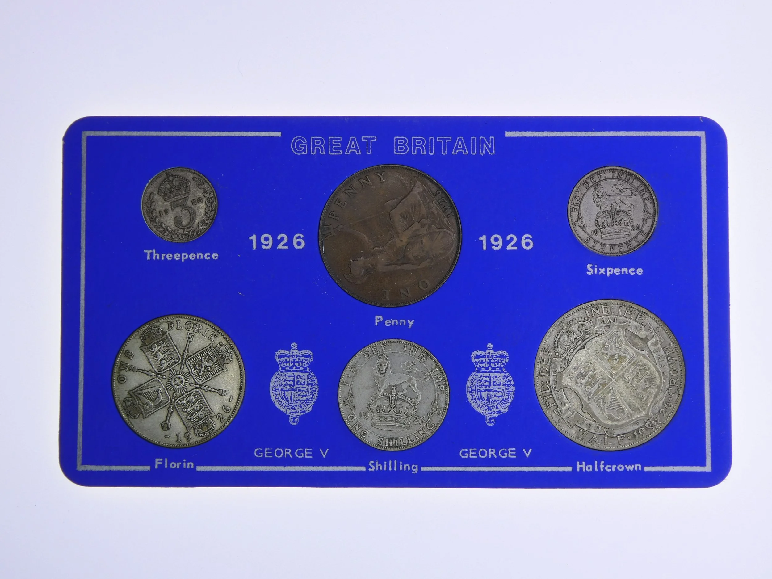 Annual Card Coin Collection 1926 pre-change front