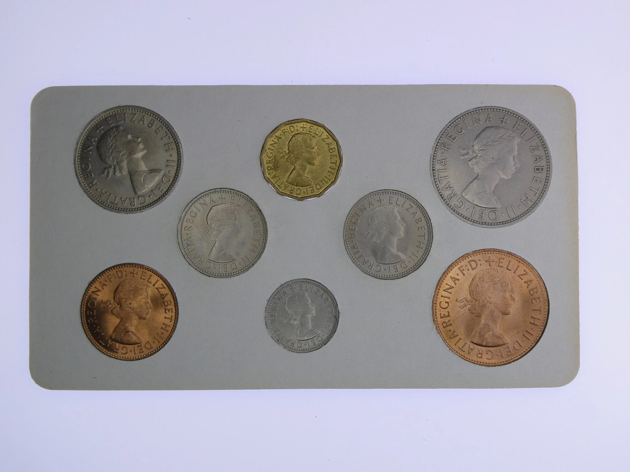 Annual Card Coin Collection 1964 rear