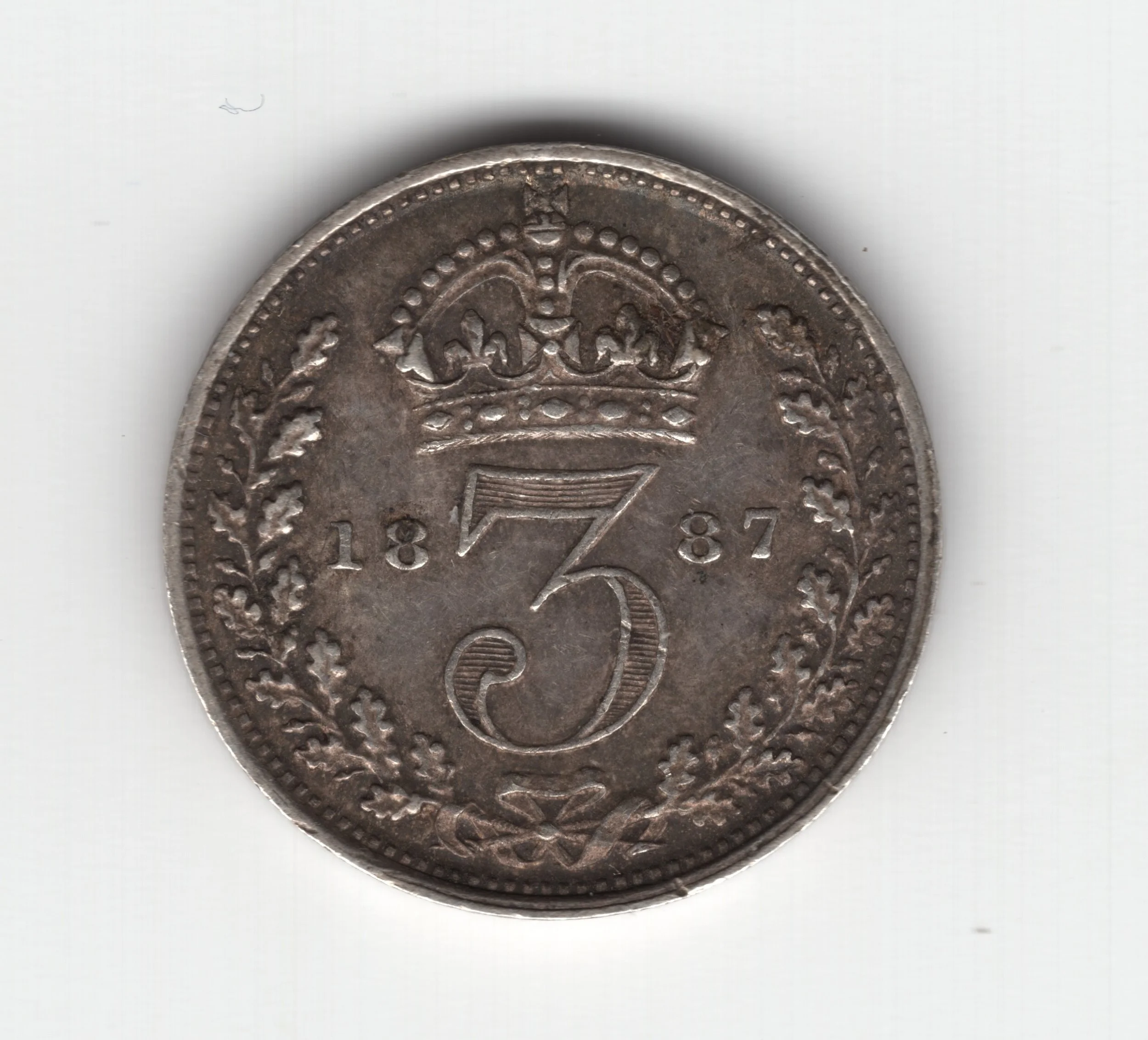 1887 Silver 3d