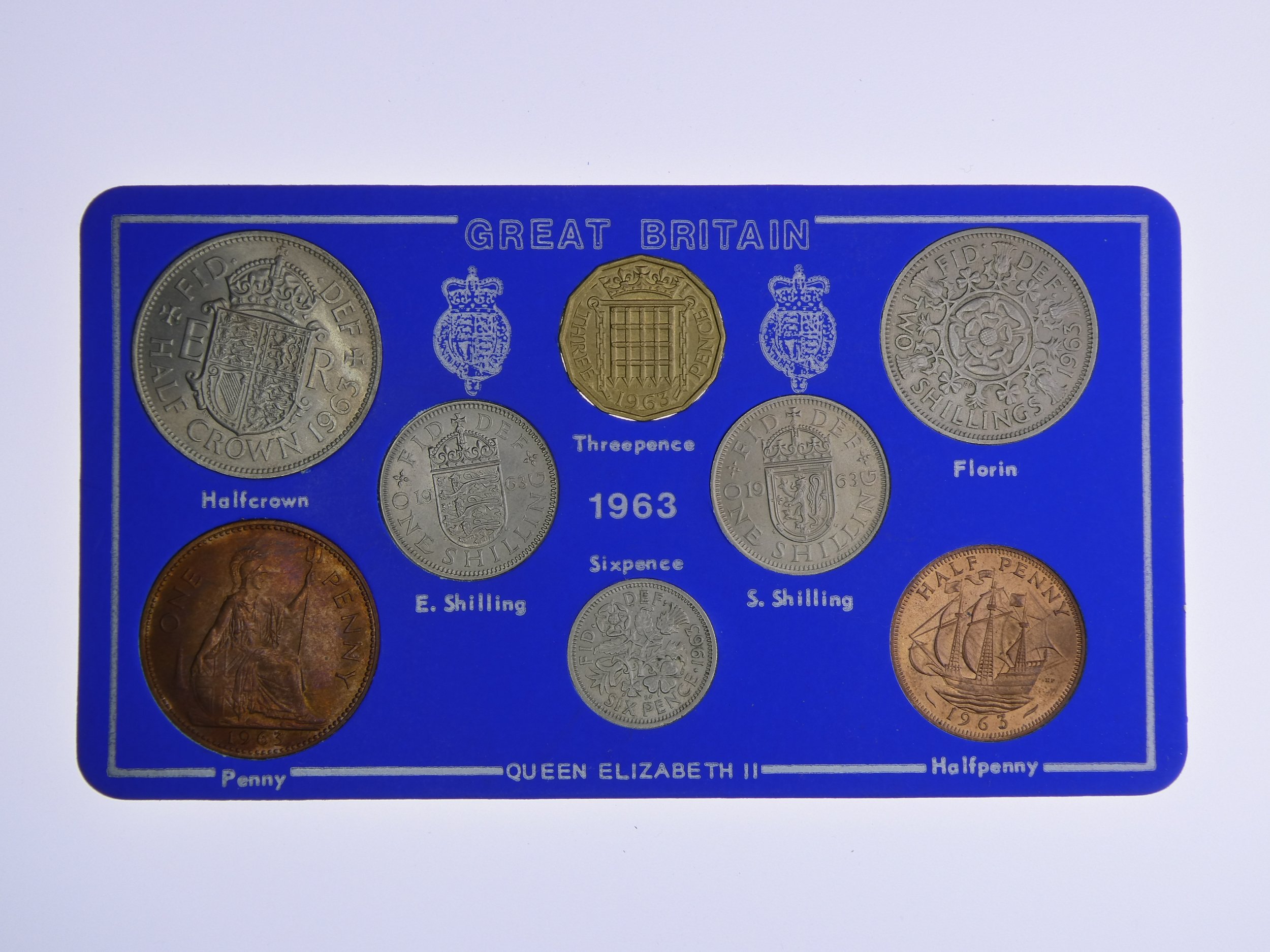 Annual Card Coin Collection 1963 front