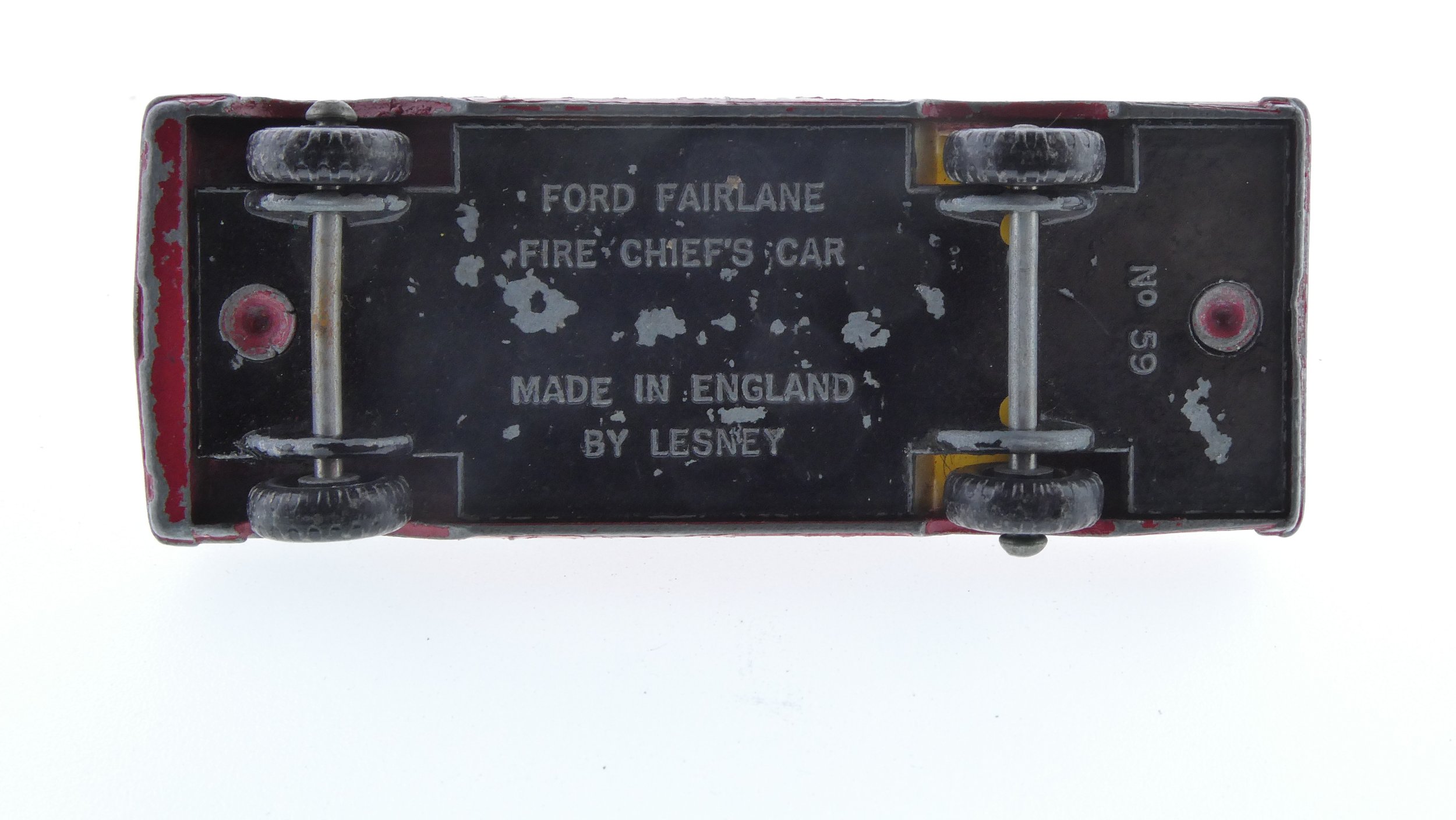 Lesney Nr 59 Ford Fairline Fire Chief's Car