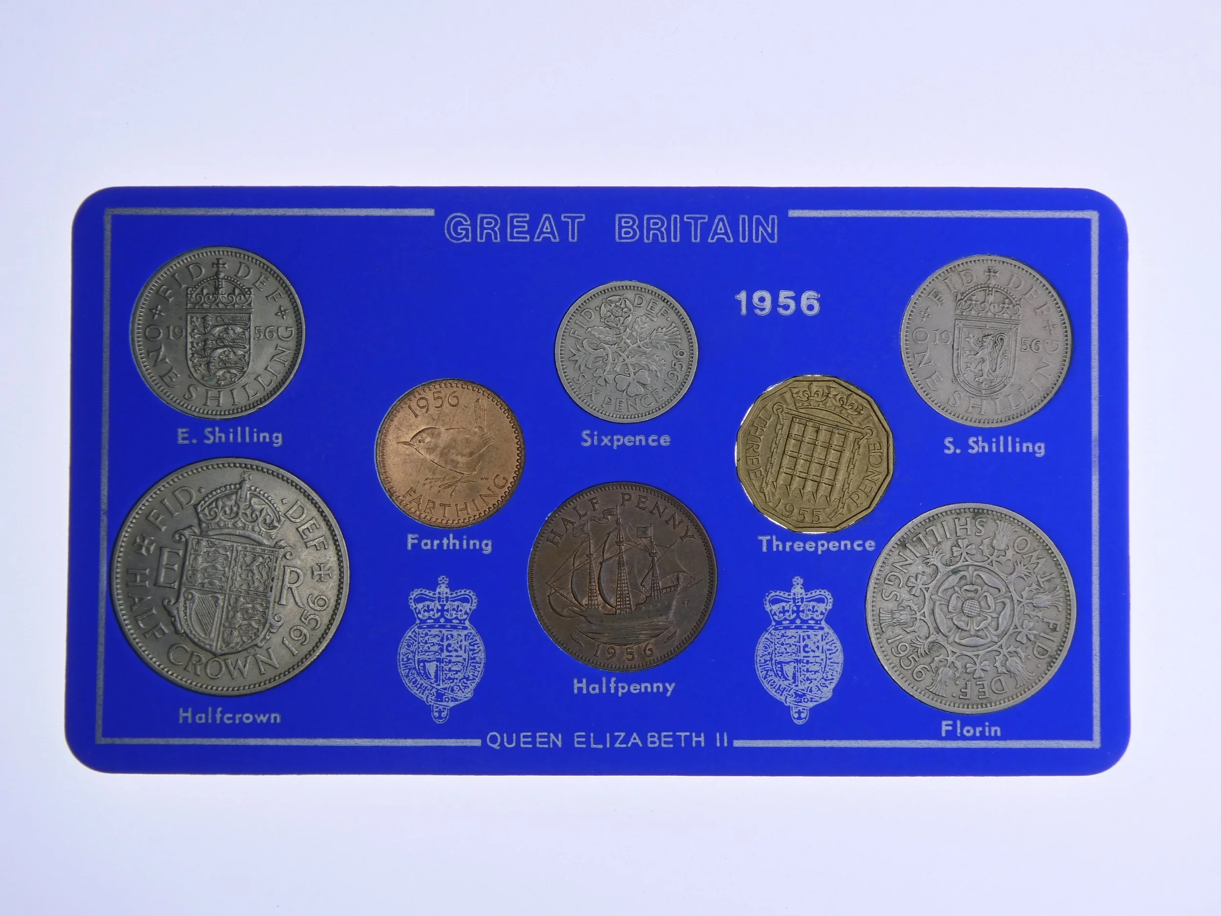 Annual Card Coin Collection 1956 front