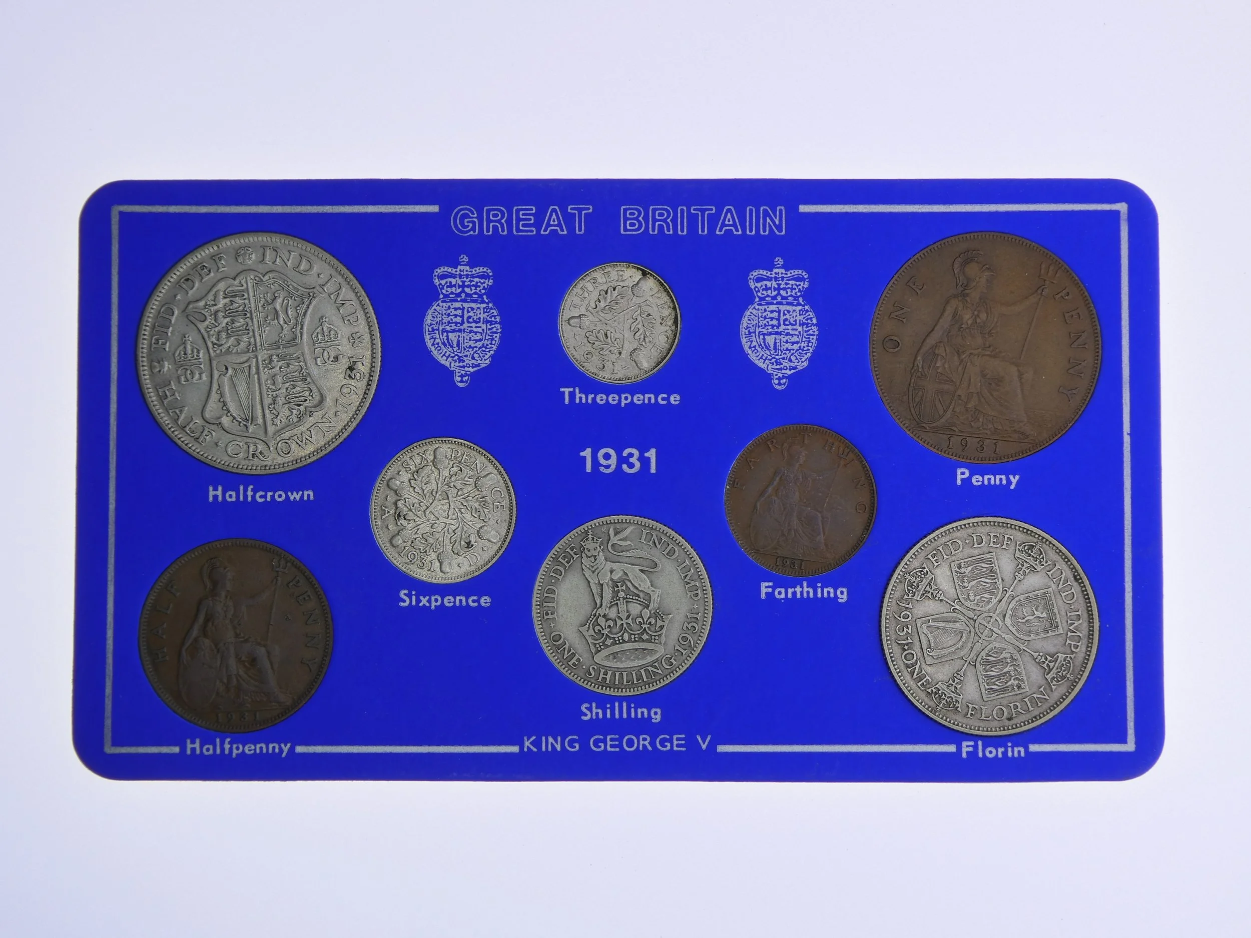 Annual Card Coin Collection 1931 front