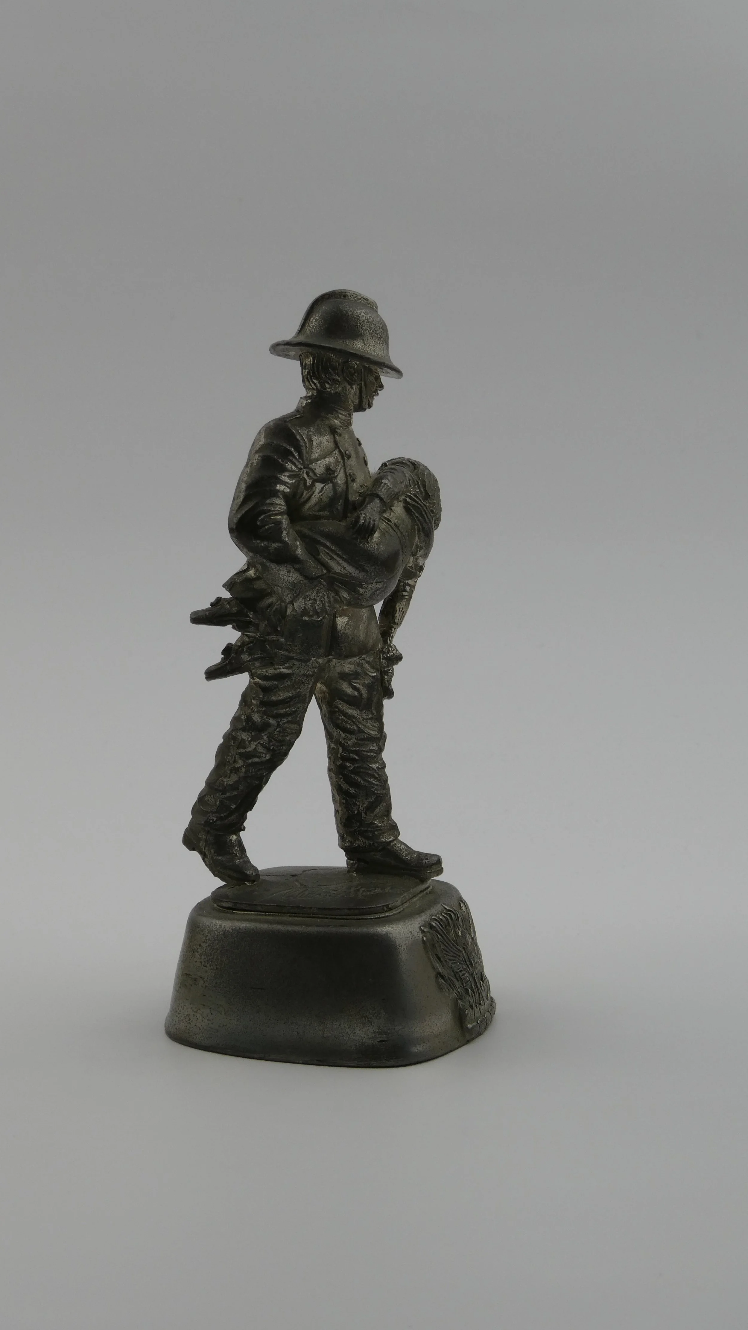 Fireman with child