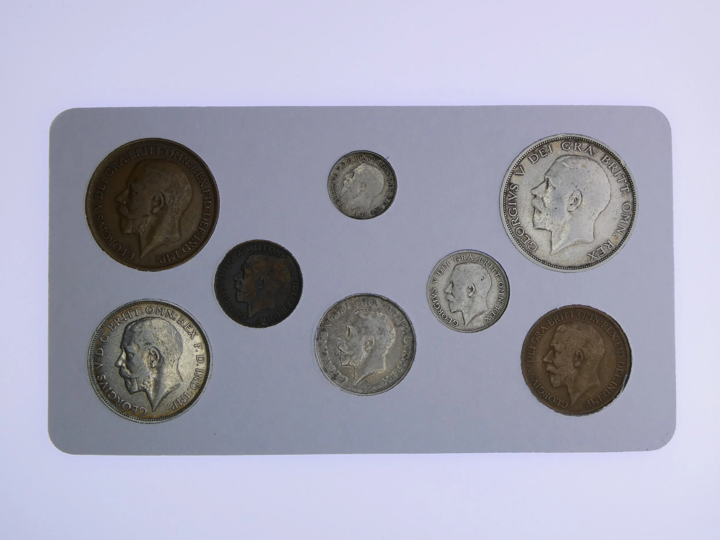 Annual Card Coin Collection 1914 rear