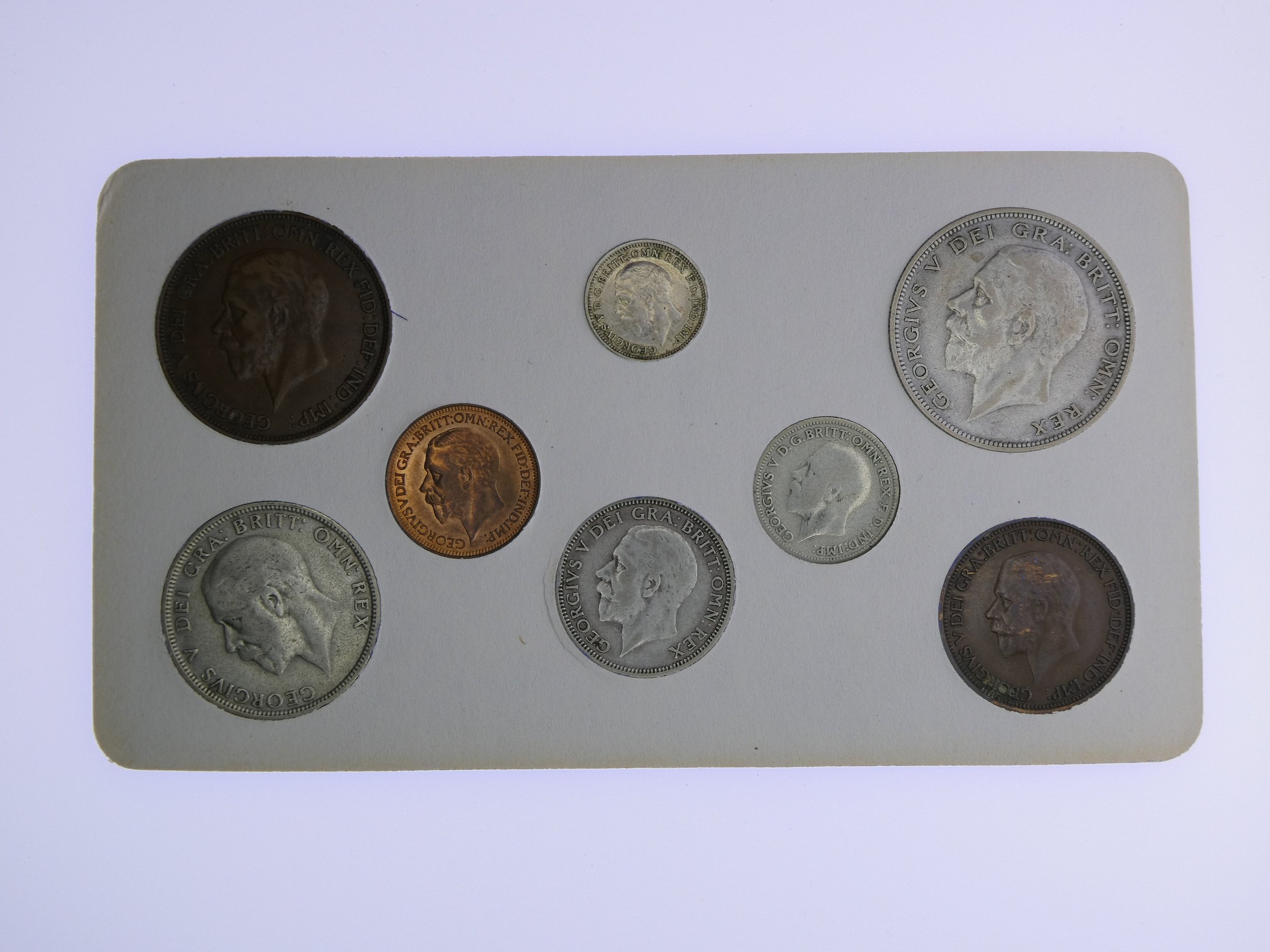 Annual Card Coin Collection 1932 rear